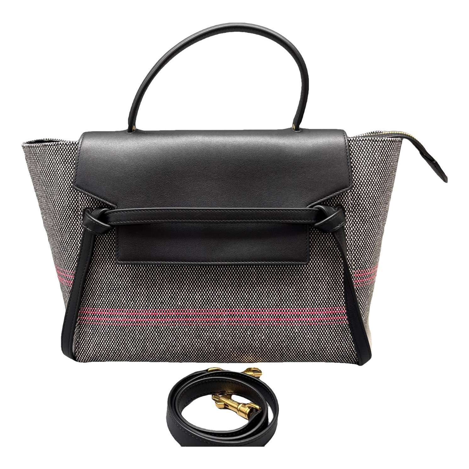 Belt leather handbag