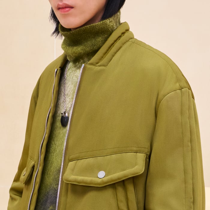 Anis Straight Cut Jacket With Bridle Detail