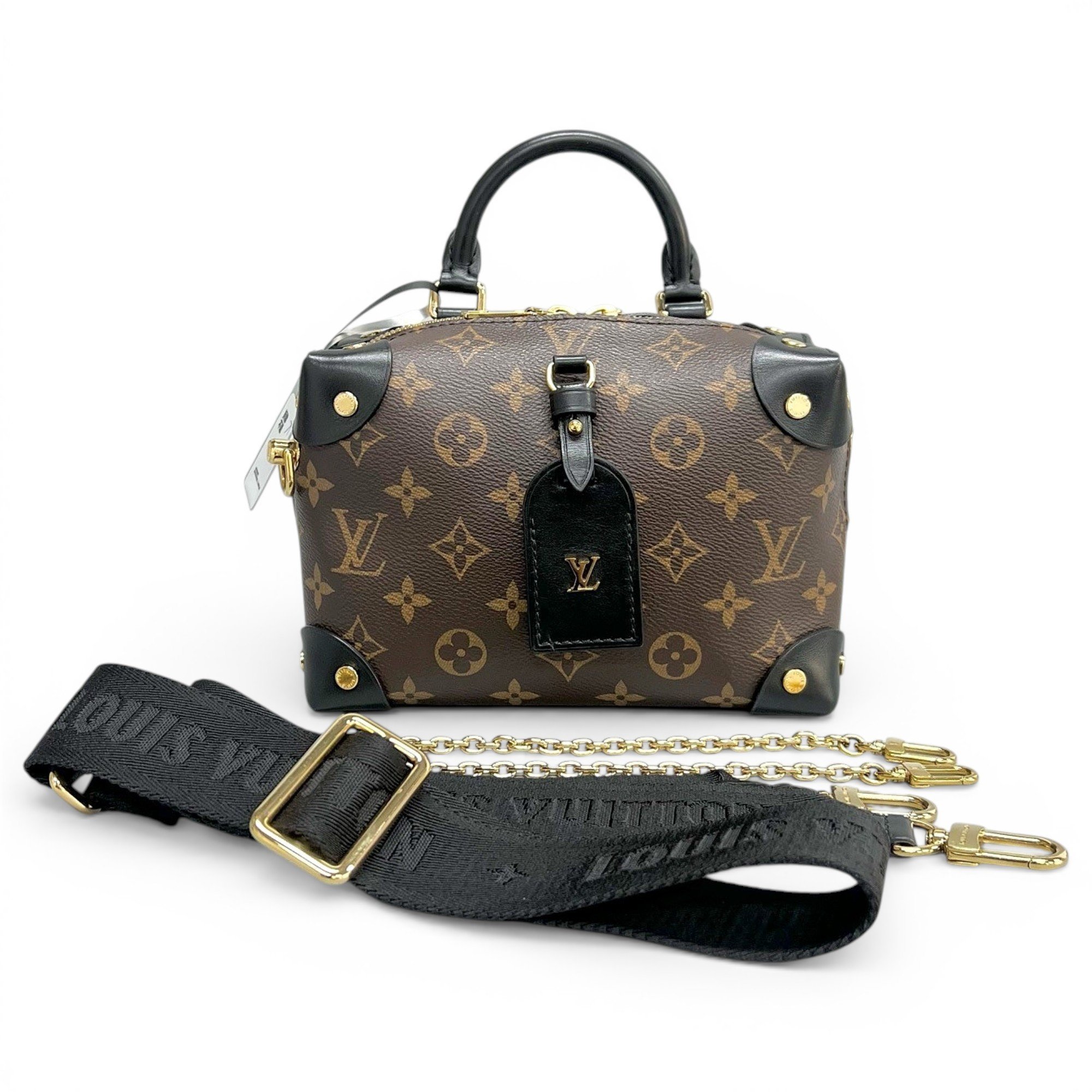 Petite Malle Souple leather handbag