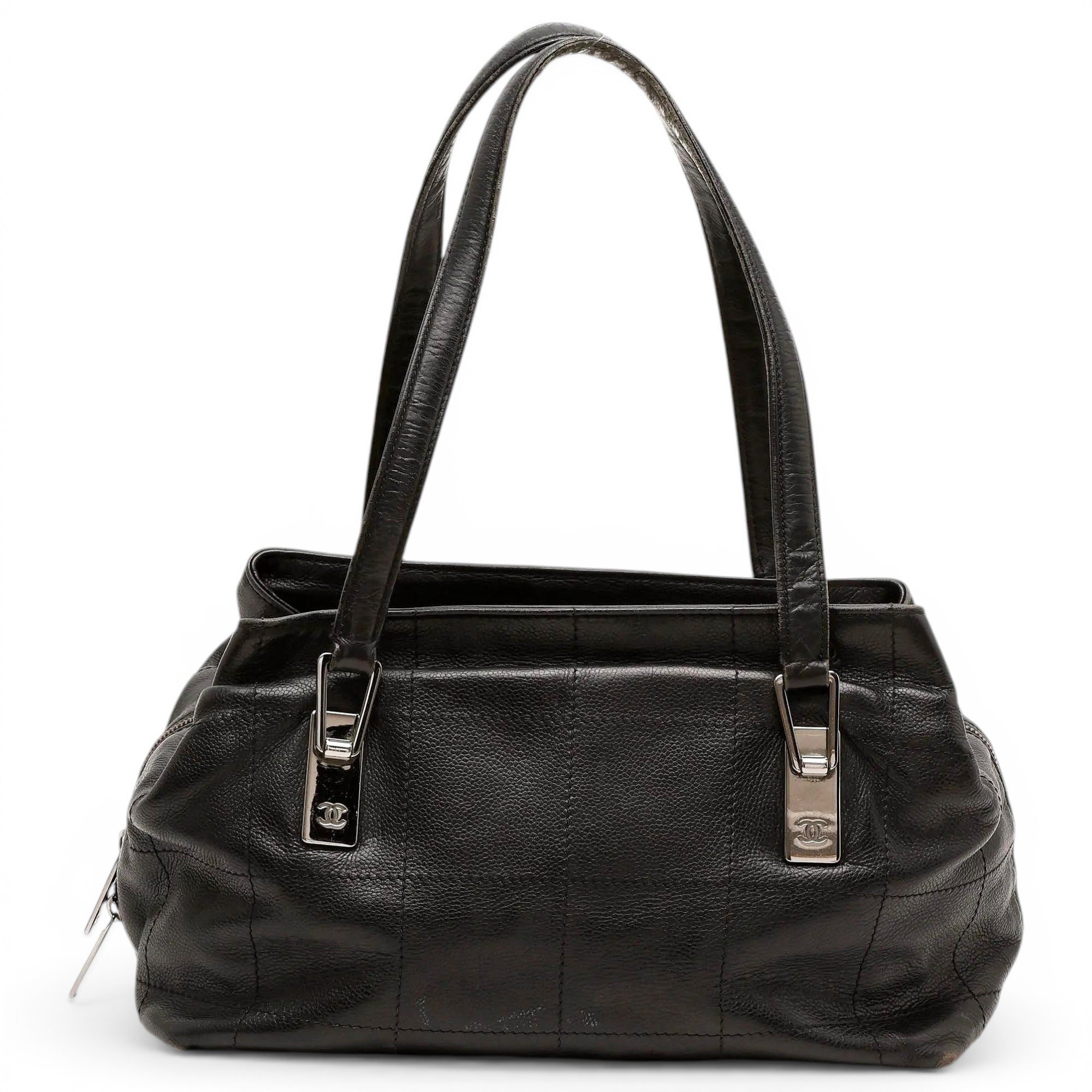 Trendy CC leather tote