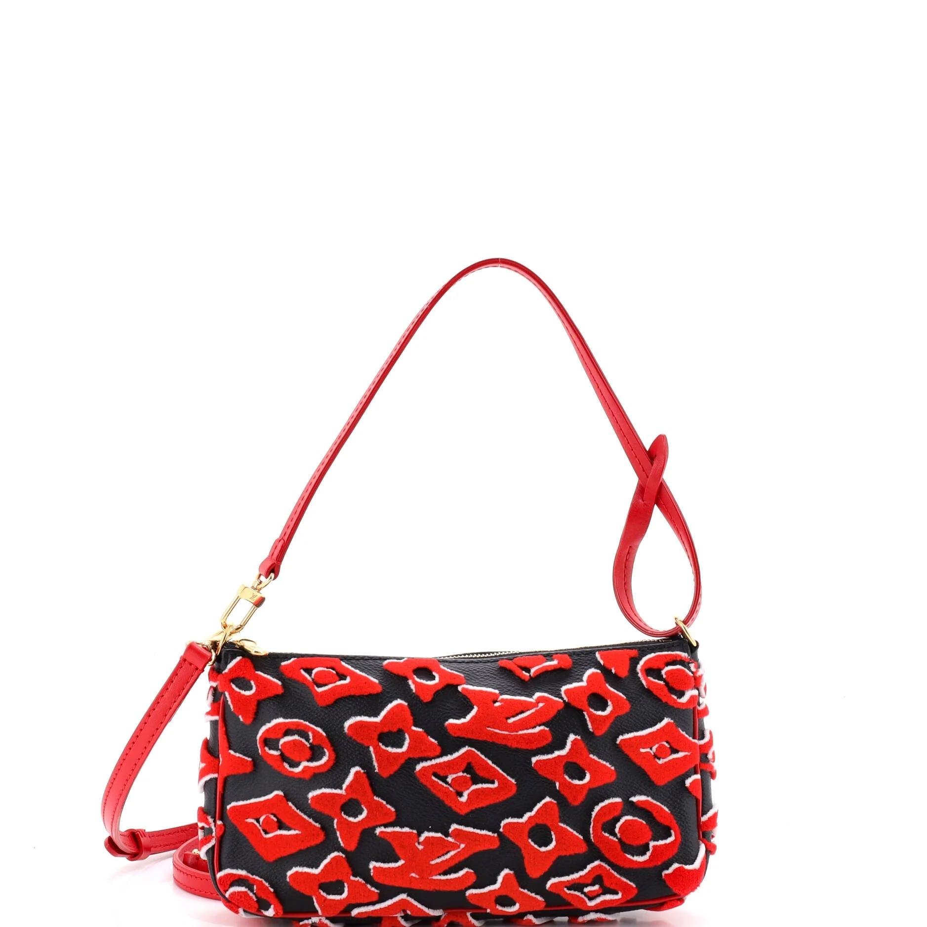 Velvet clutch bag