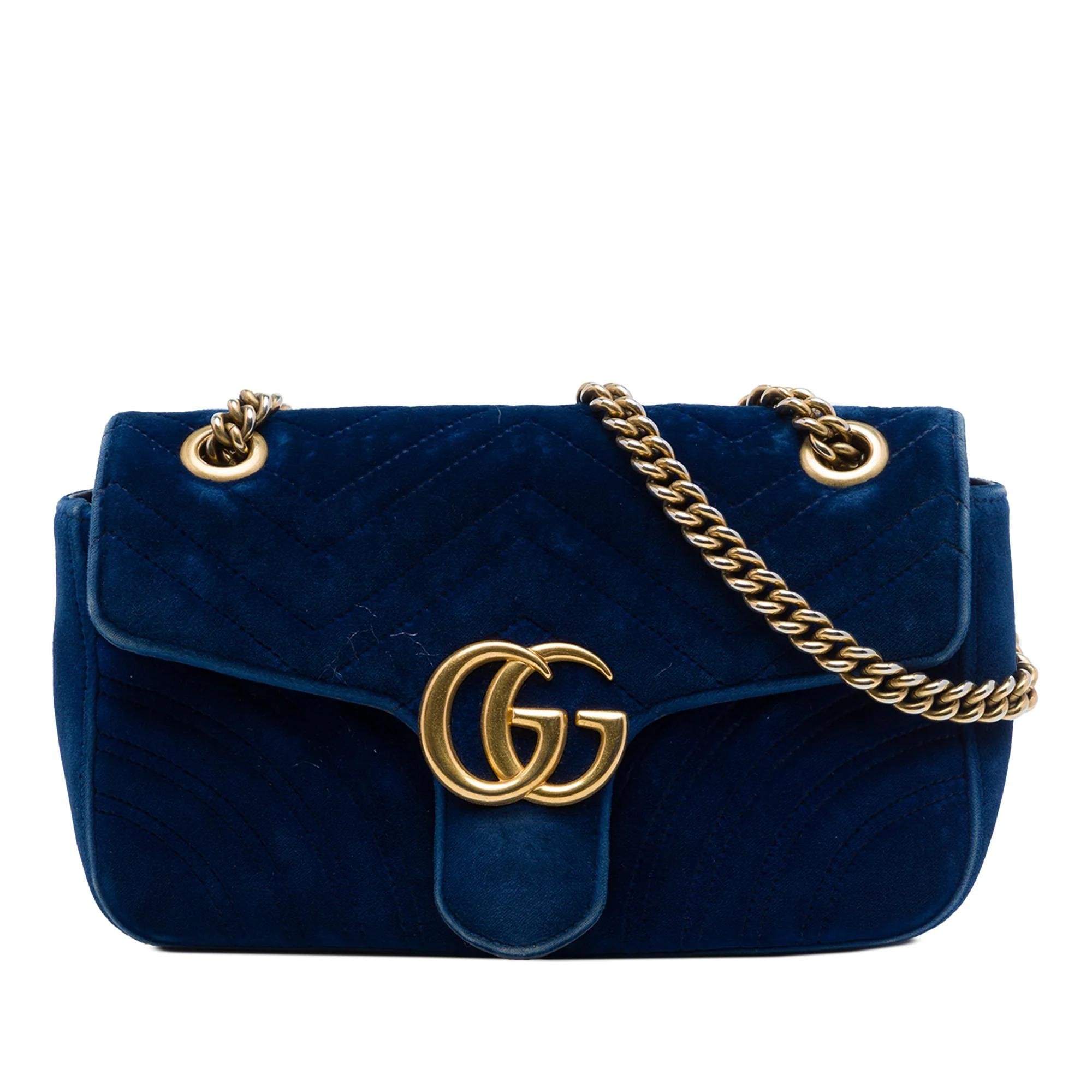 GG Marmont velvet handbag