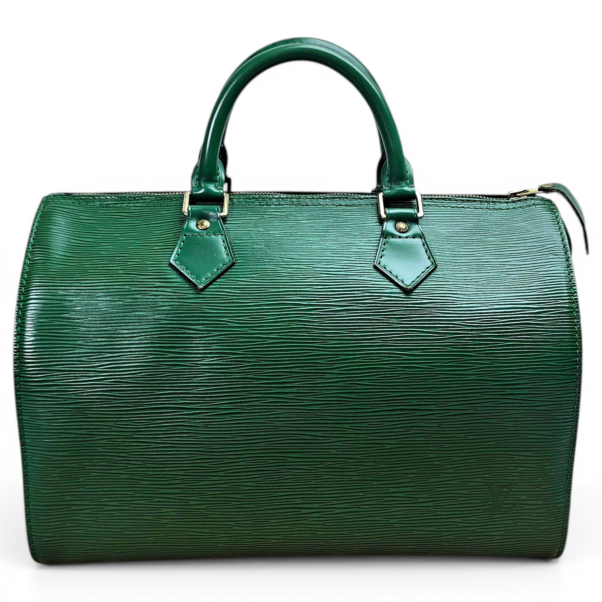 Speedy leather handbag