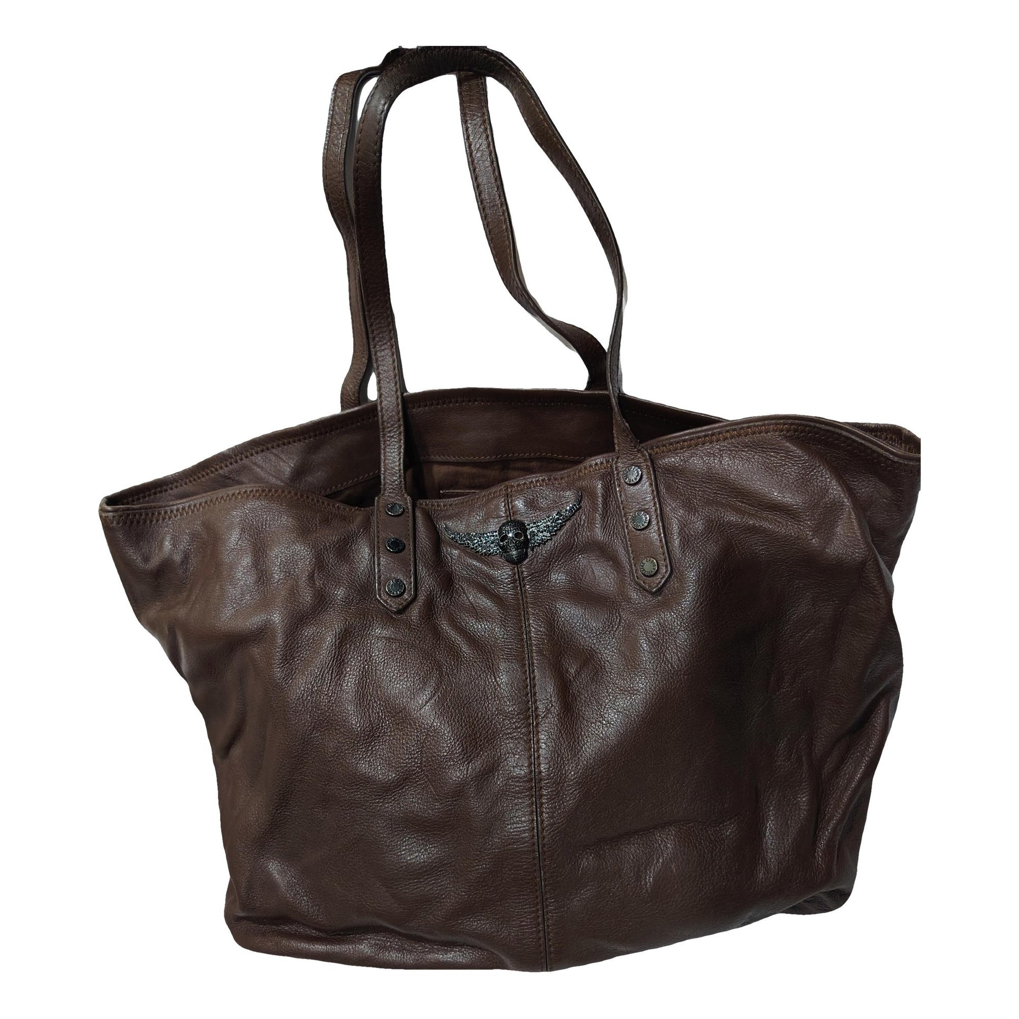 Leather handbag