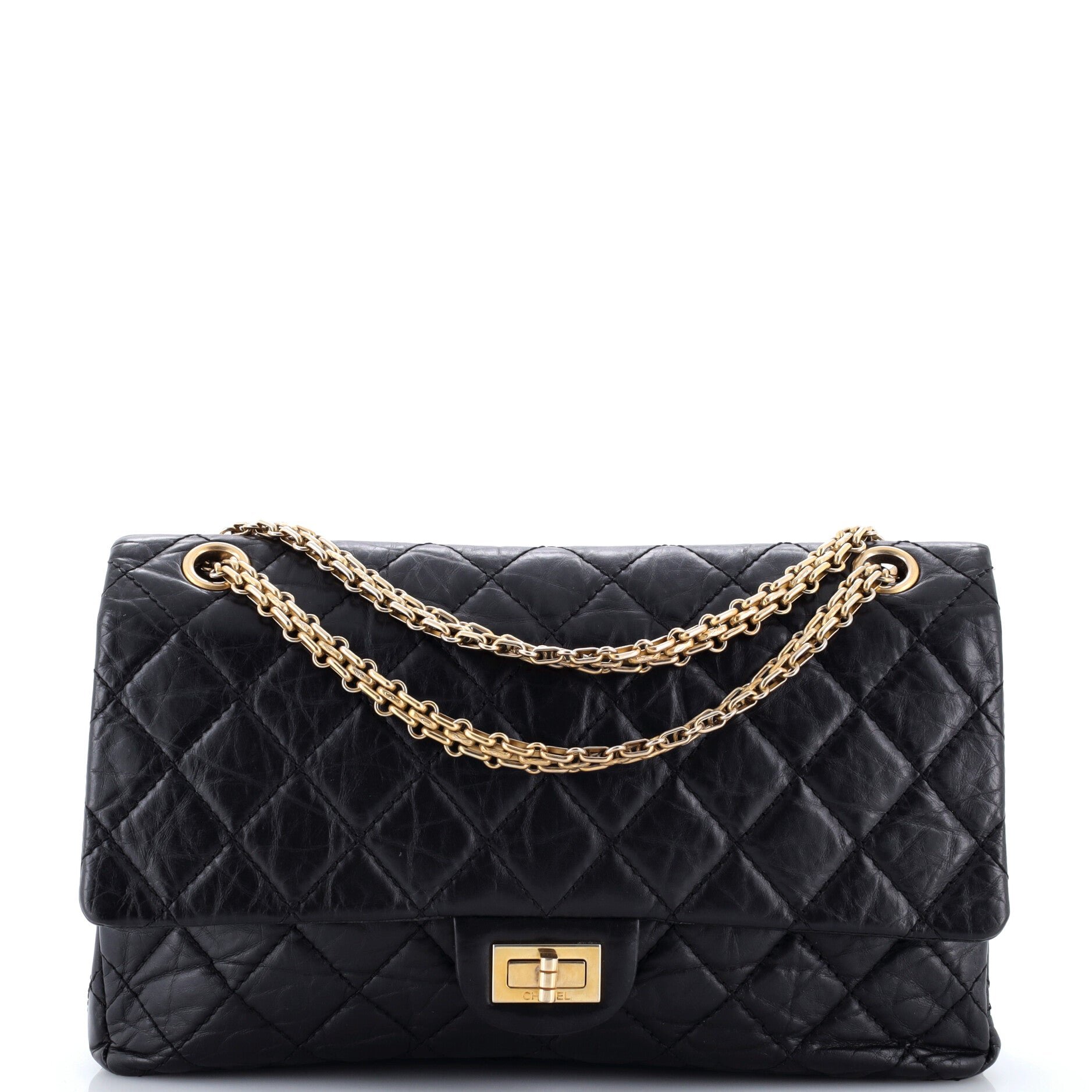 Reissue 2.55 Flap Bag Quilted Aged Calfskin 226