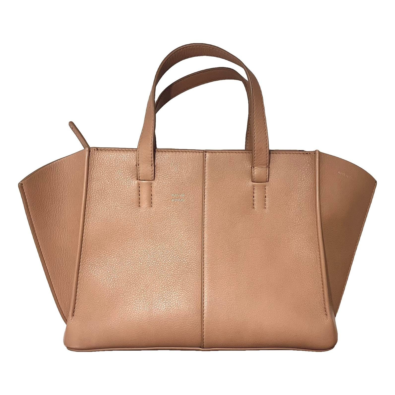 Mansur Gavriel Leather clutch bag