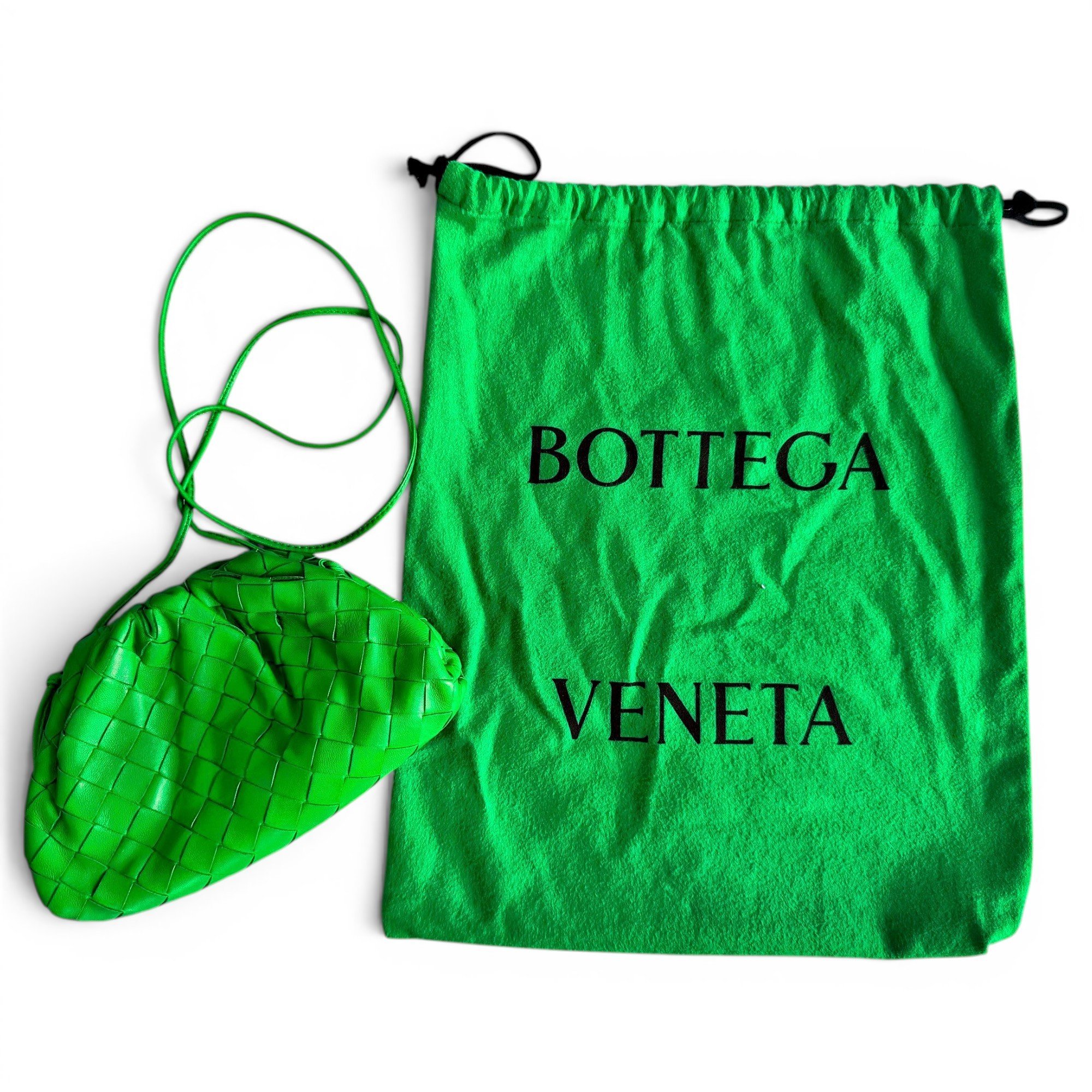 Pouch leather handbag
