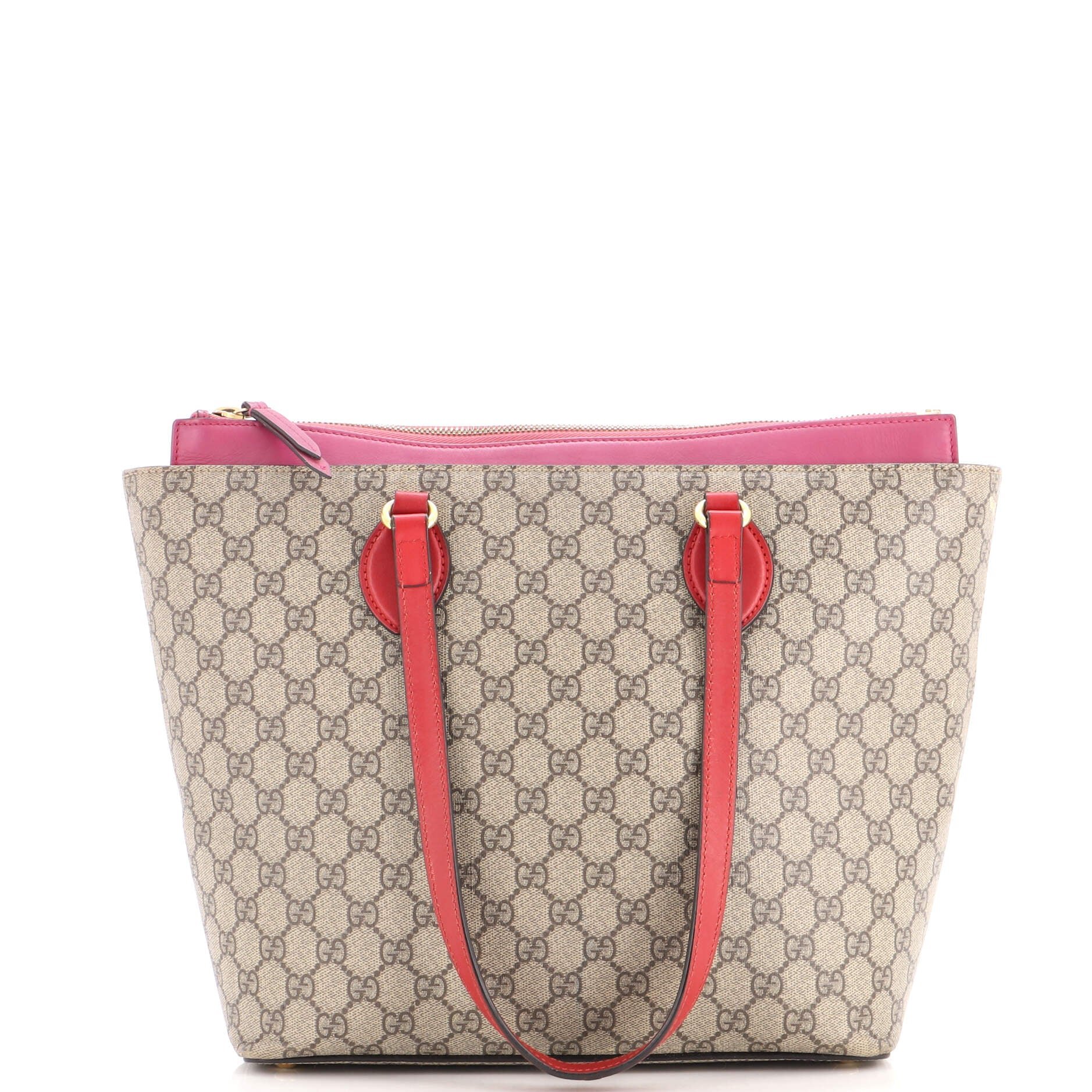 Linea A Zip Tote GG Coated Canvas and Leather Medium