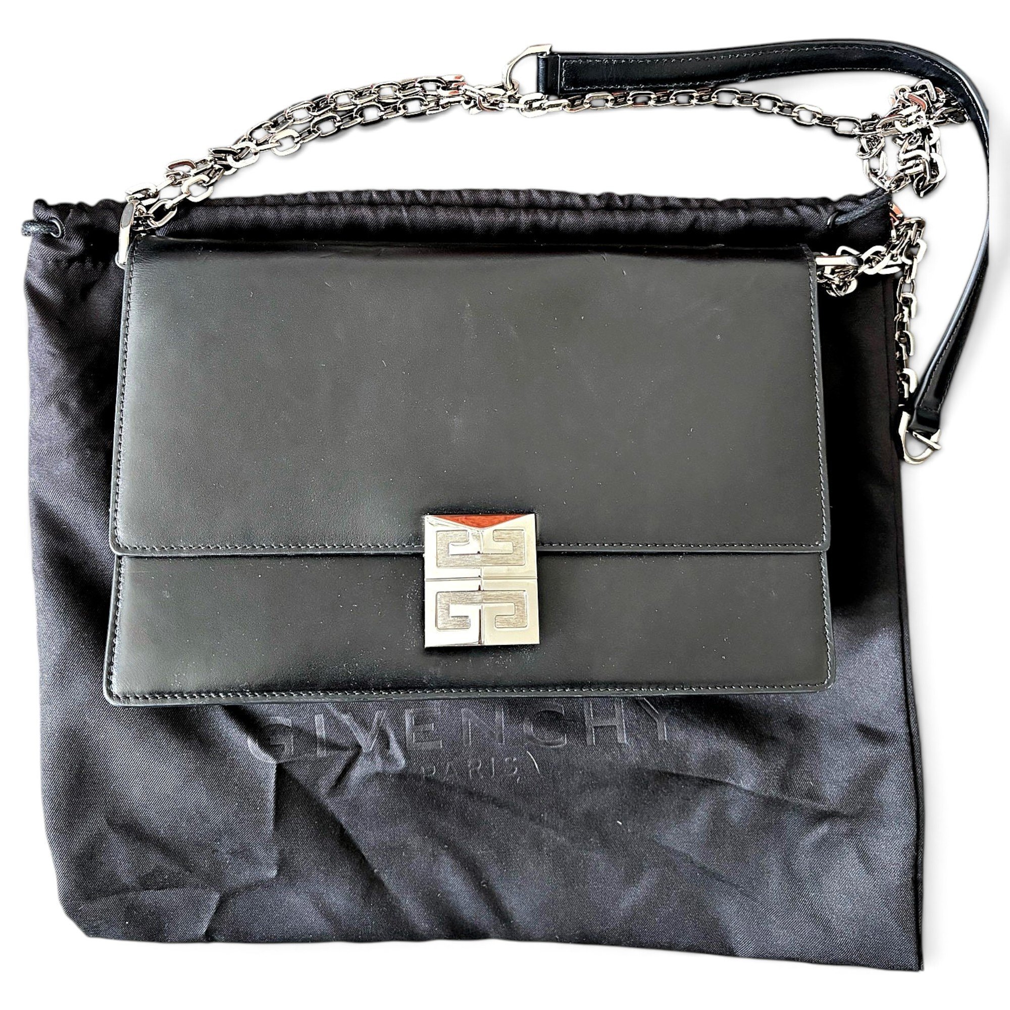 4G leather crossbody bag