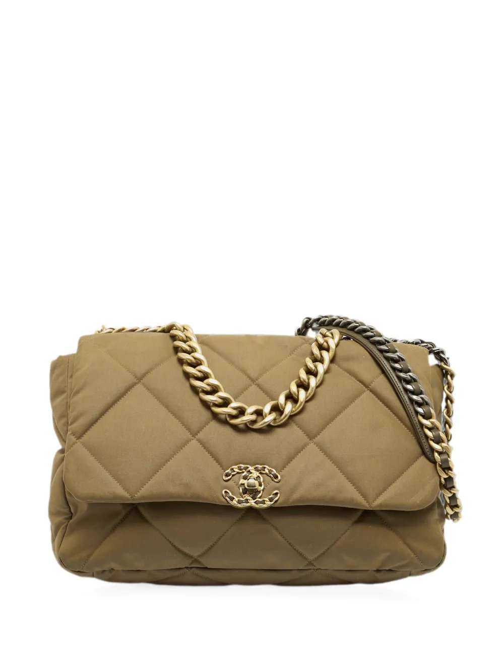 2020 19 Flap quilted shoulder bag