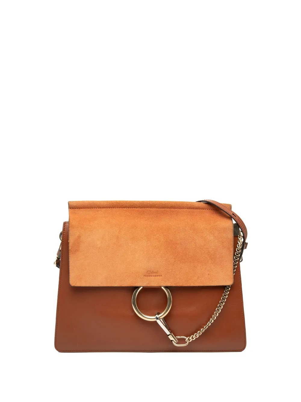 2017 Medium Calfskin and Suede Faye crossbody bag