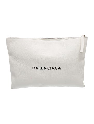 Leather Everyday Logo Pouch Small