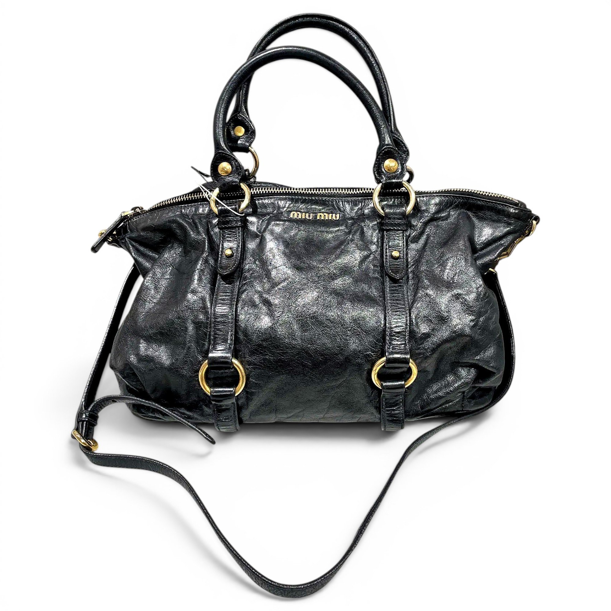 Vitello leather handbag