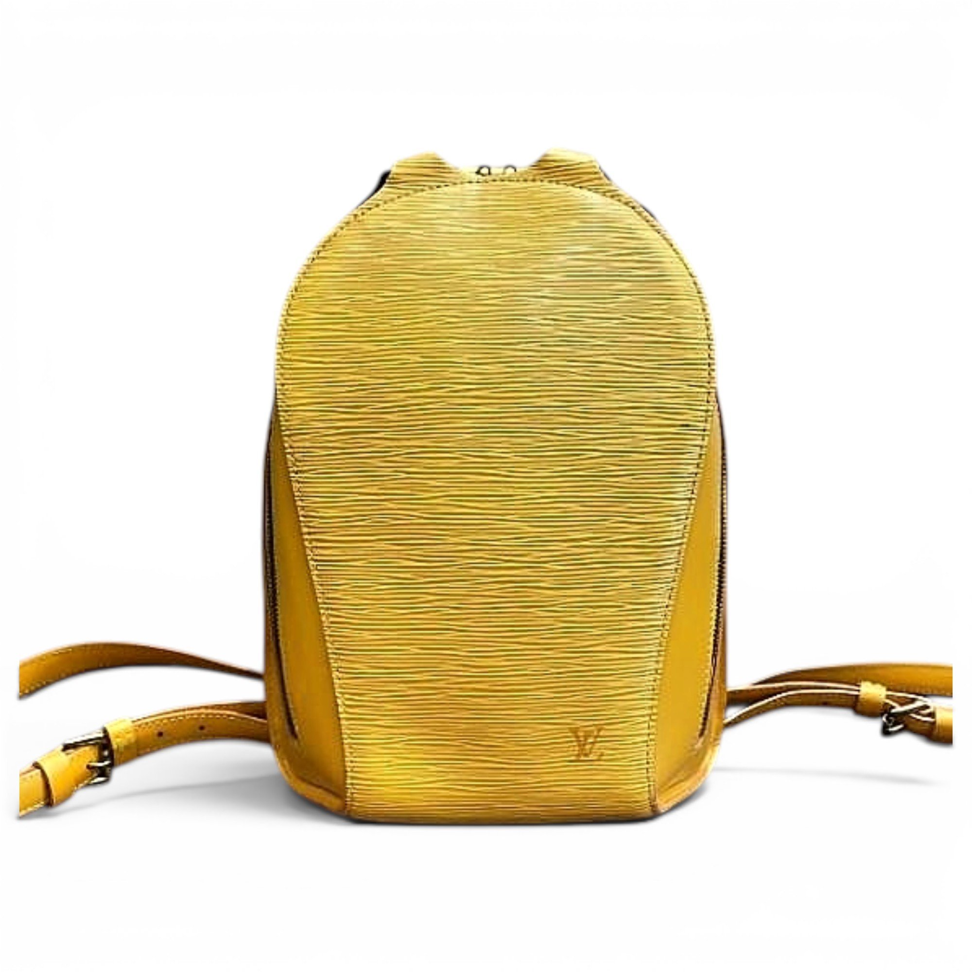 Leather backpack
