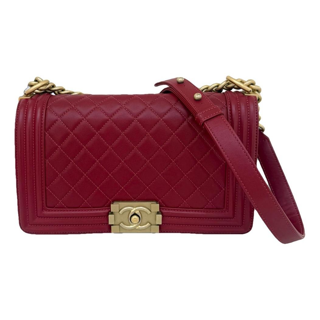 Boy leather crossbody bag
