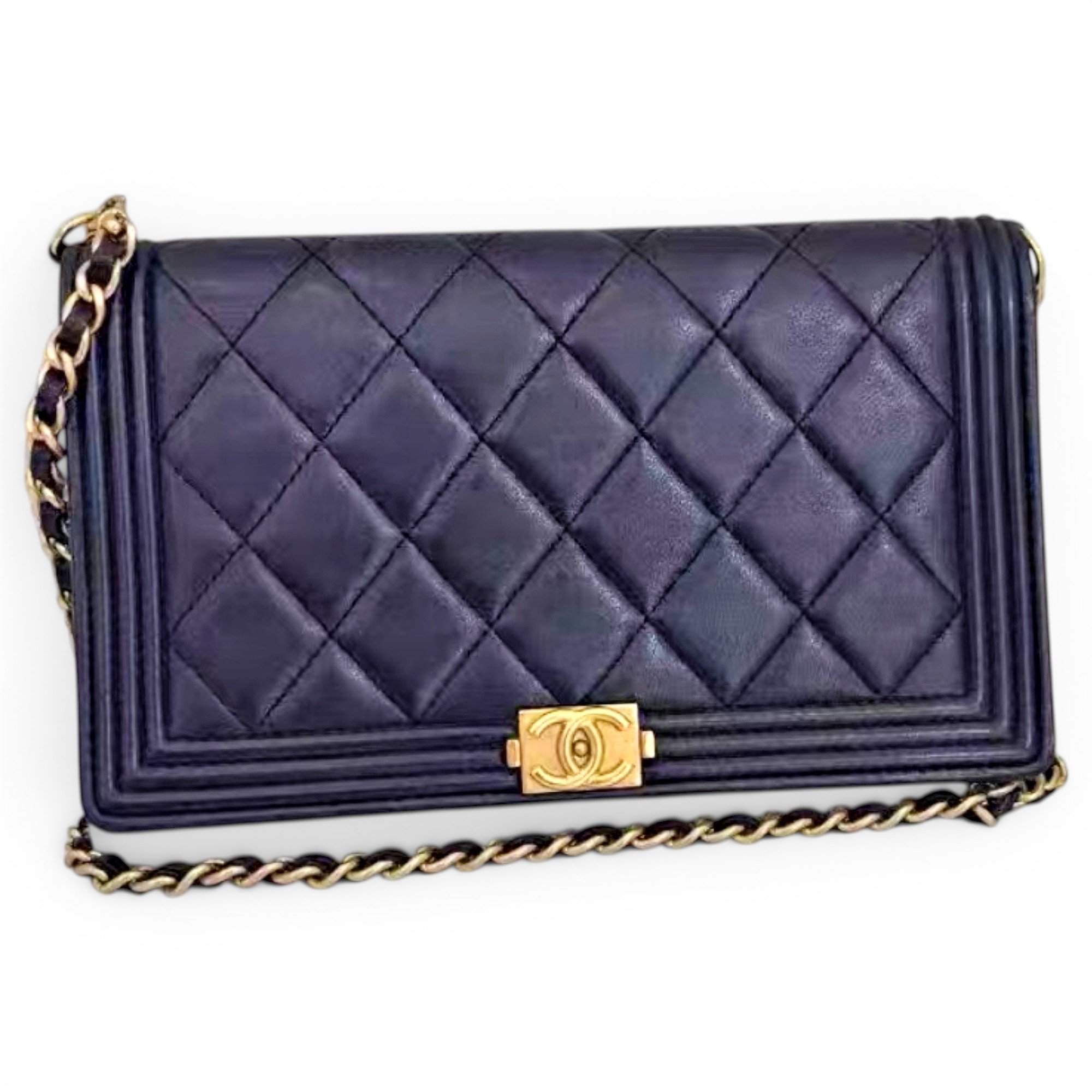 Boy leather crossbody bag