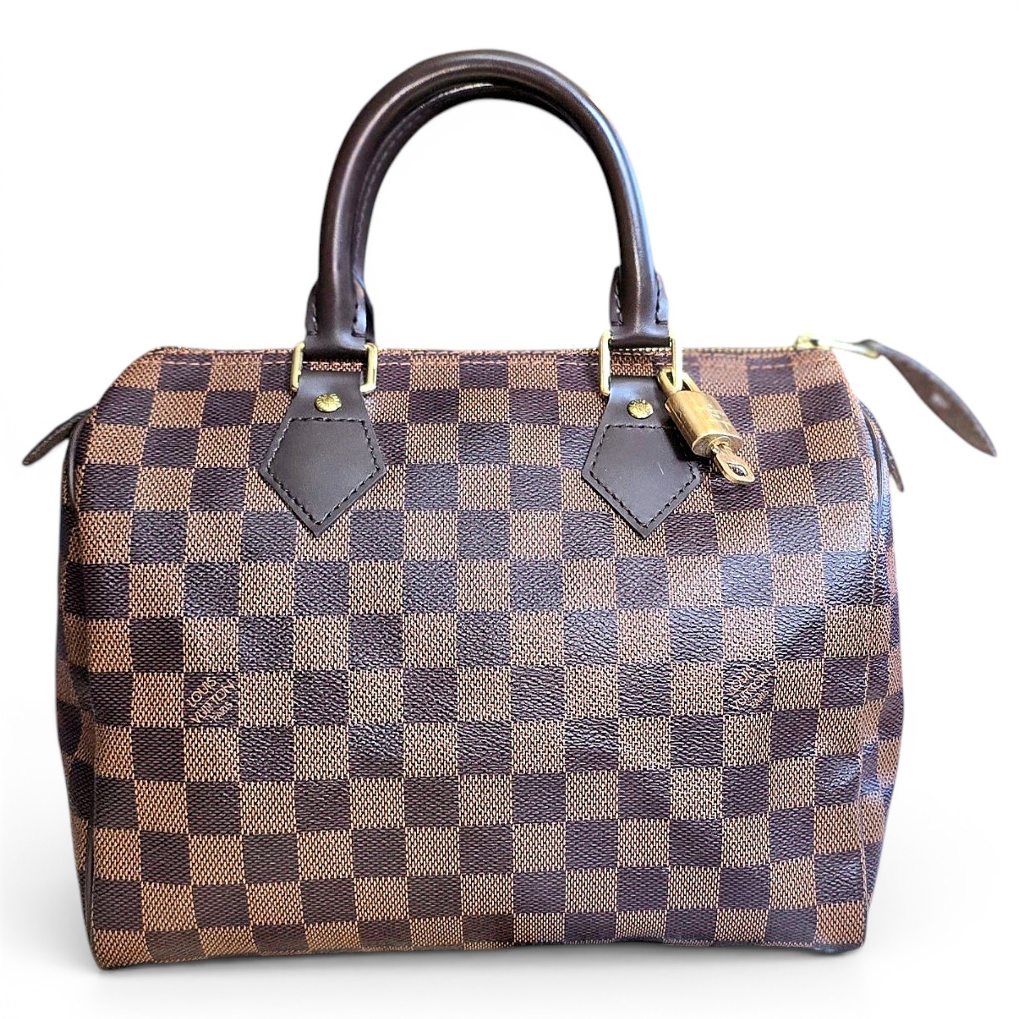 Speedy leather handbag