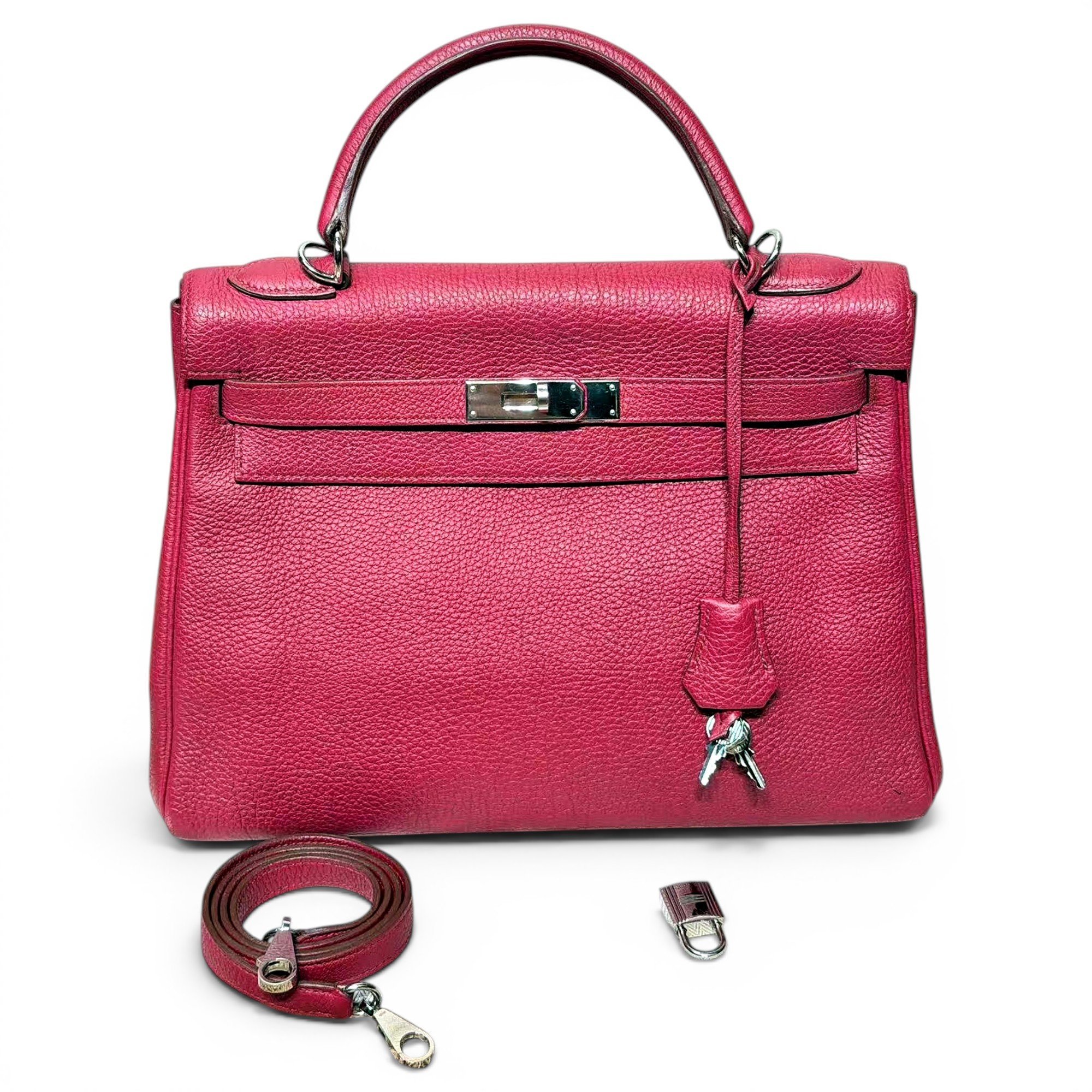 Kelly 32 leather handbag