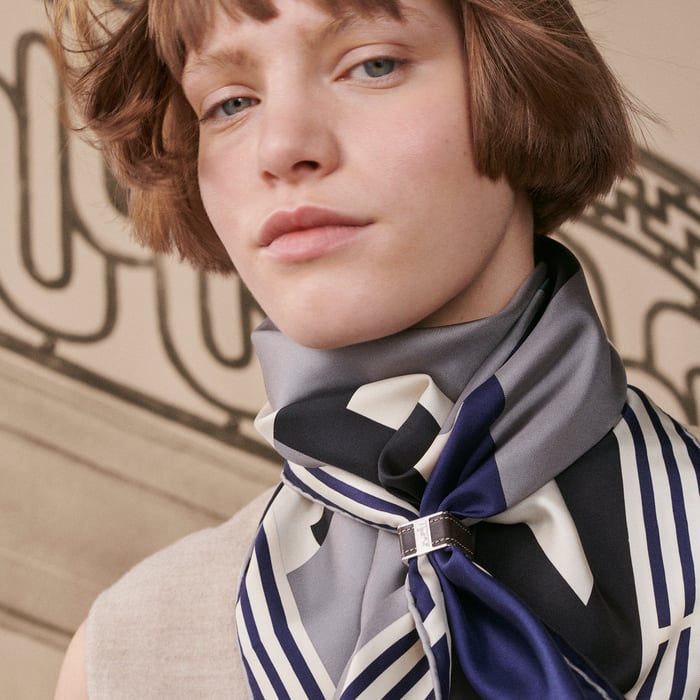 Bolduc Sellier Scarf Ring