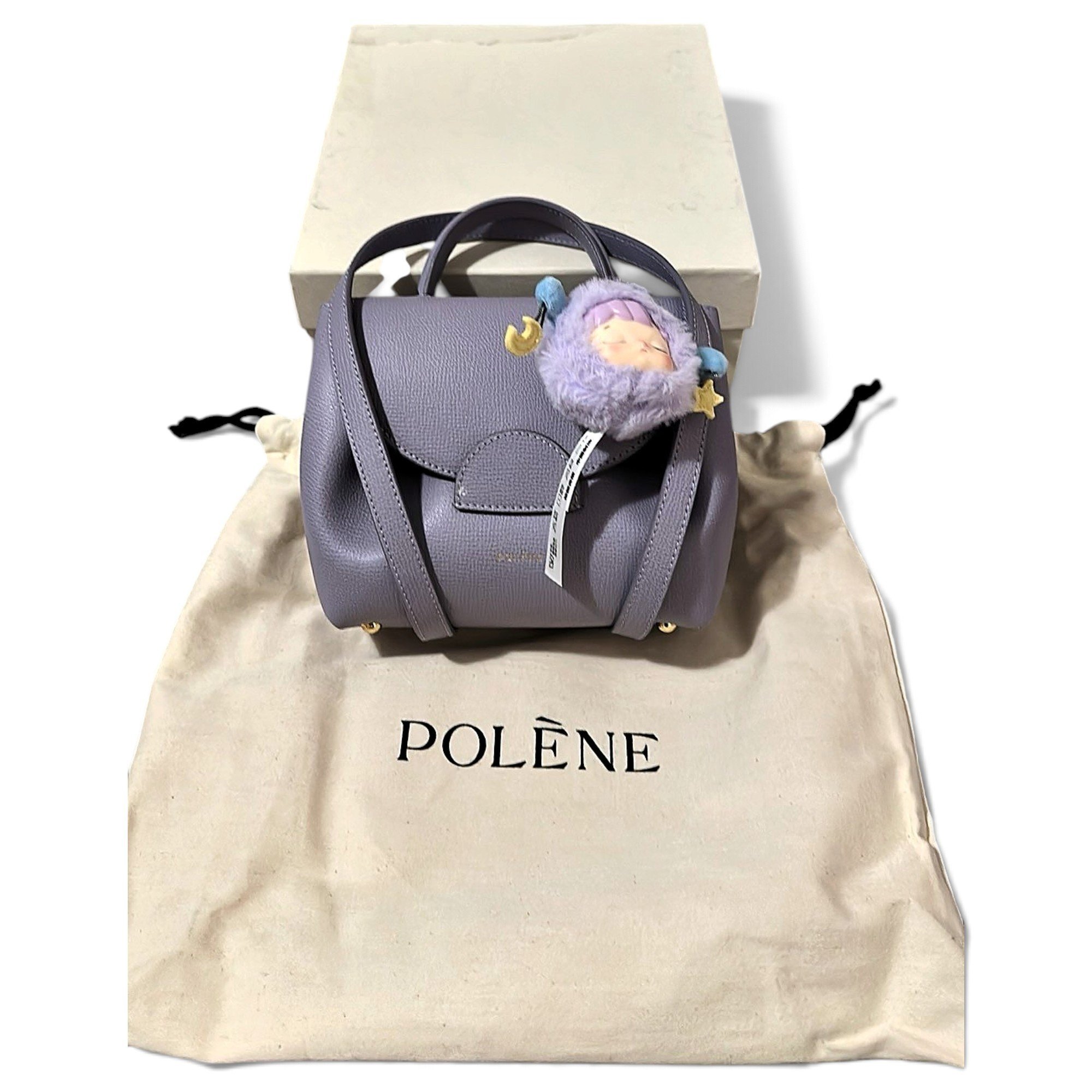 Polene Numéro Dix leather crossbody bag