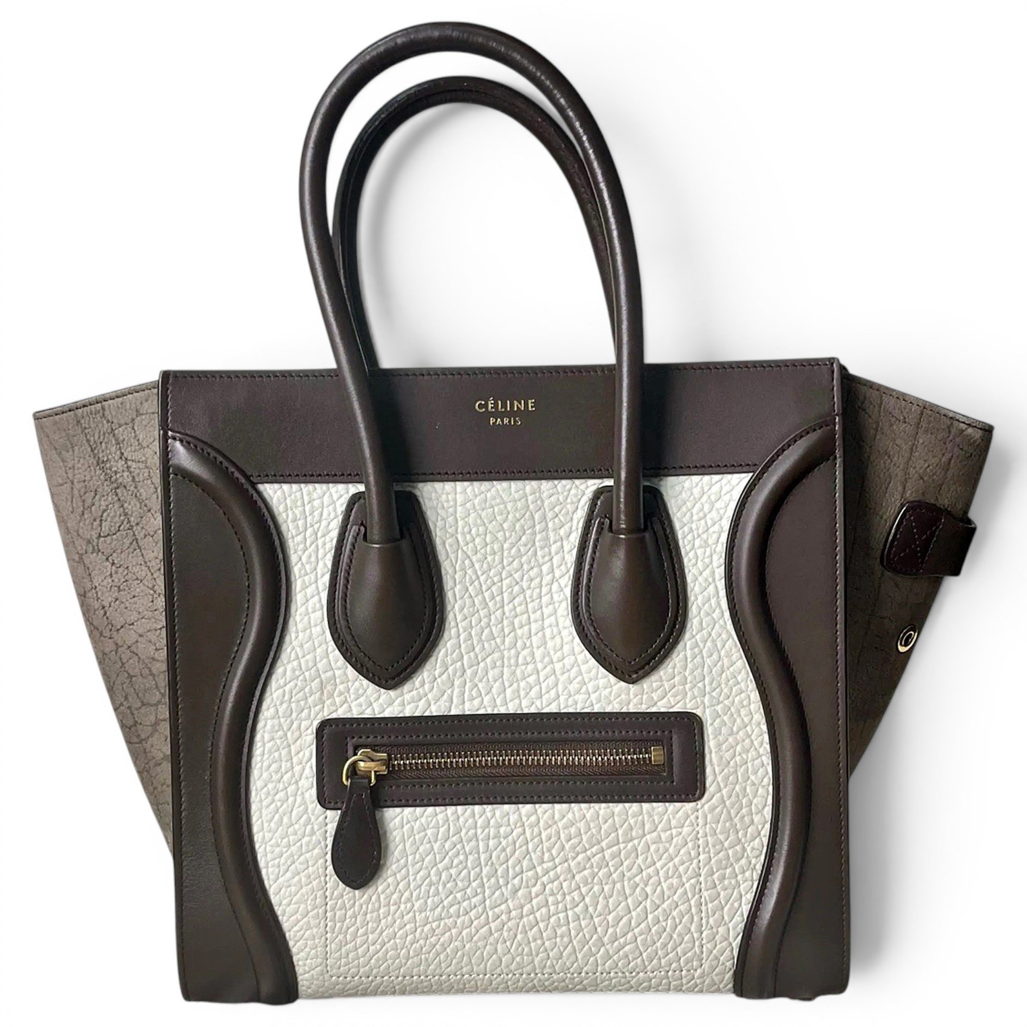 Luggage leather handbag