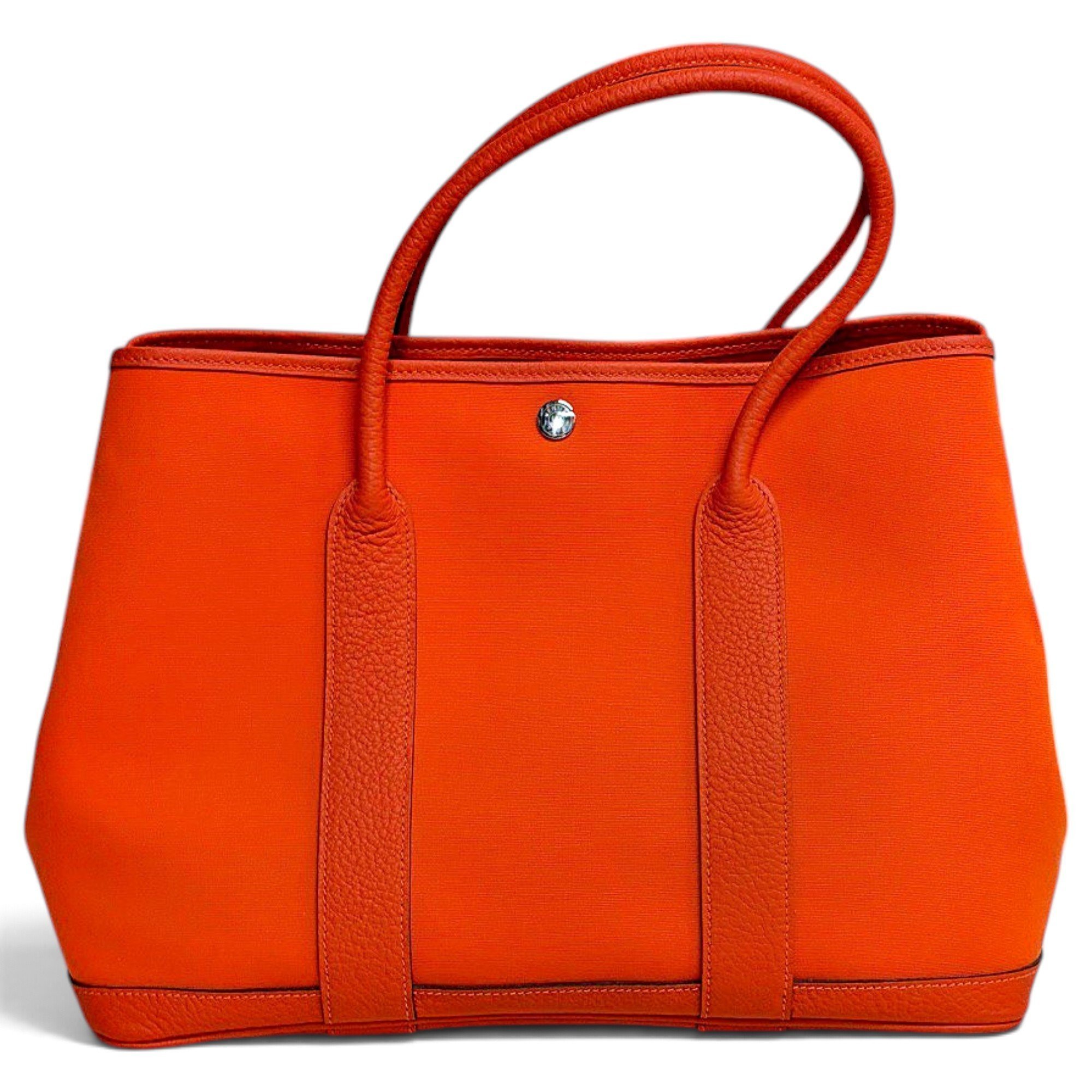 Garden Party leather handbag