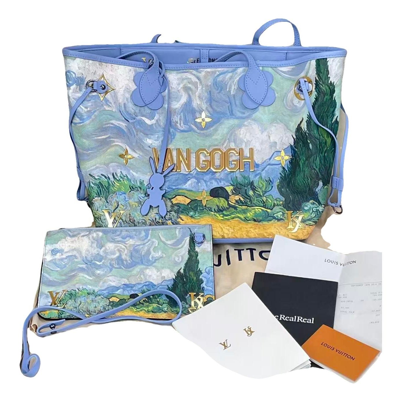 Neverfull leather handbag