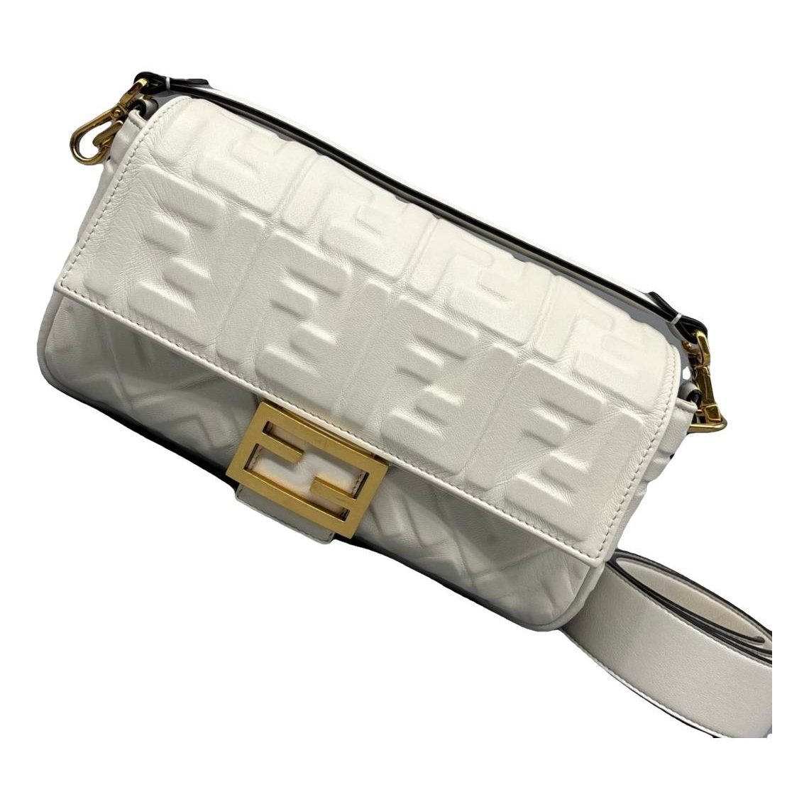 Baguette leather handbag