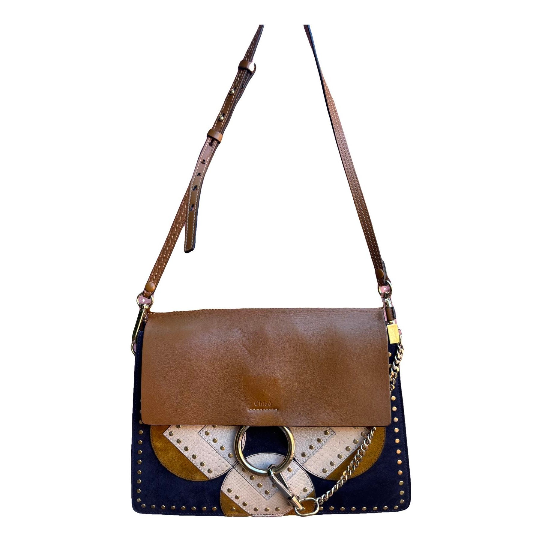 Faye leather handbag