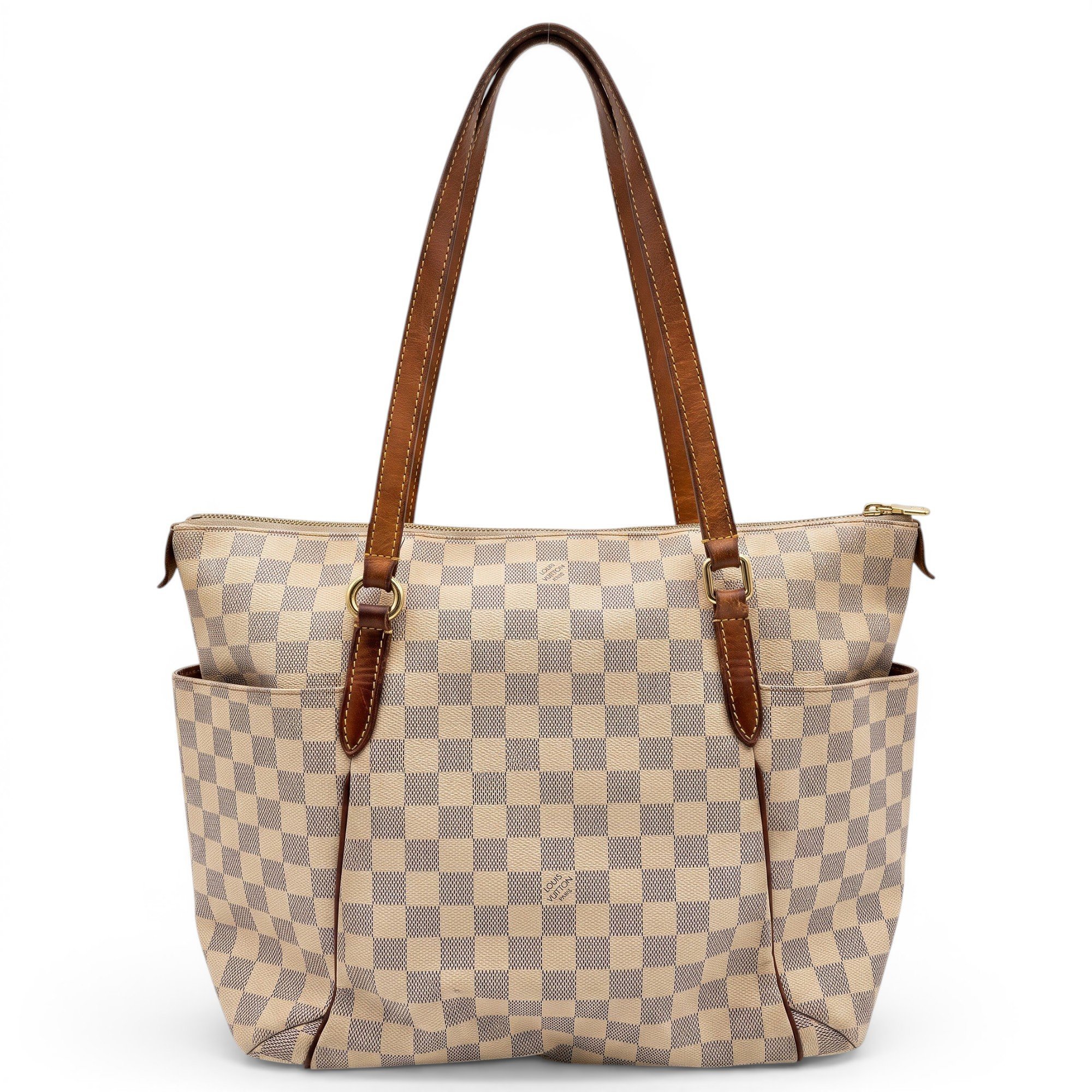Leather tote