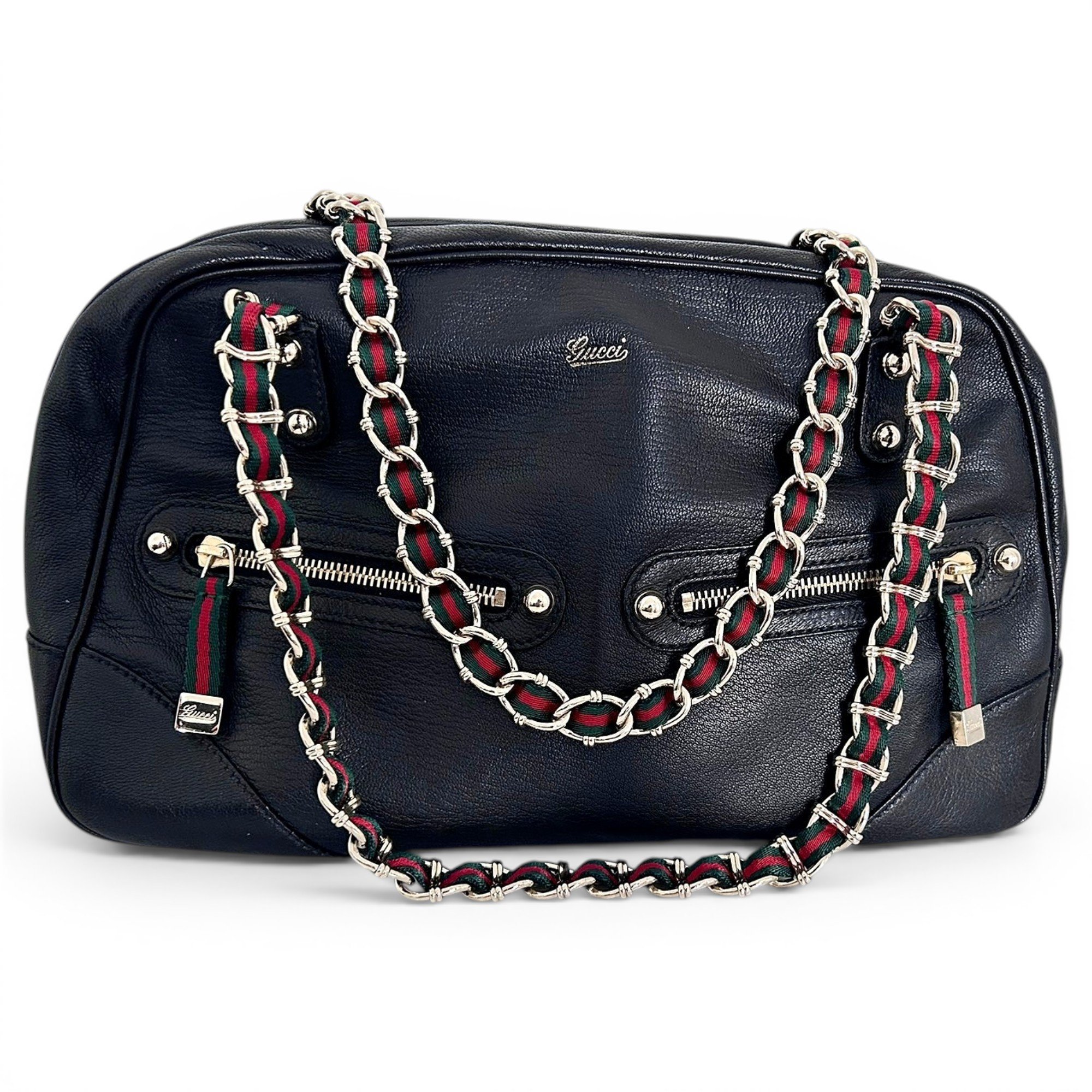 Leather handbag