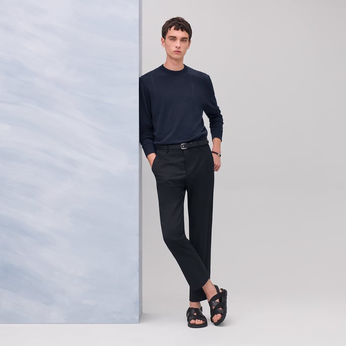 Noir Saint Germain Fitted Pants