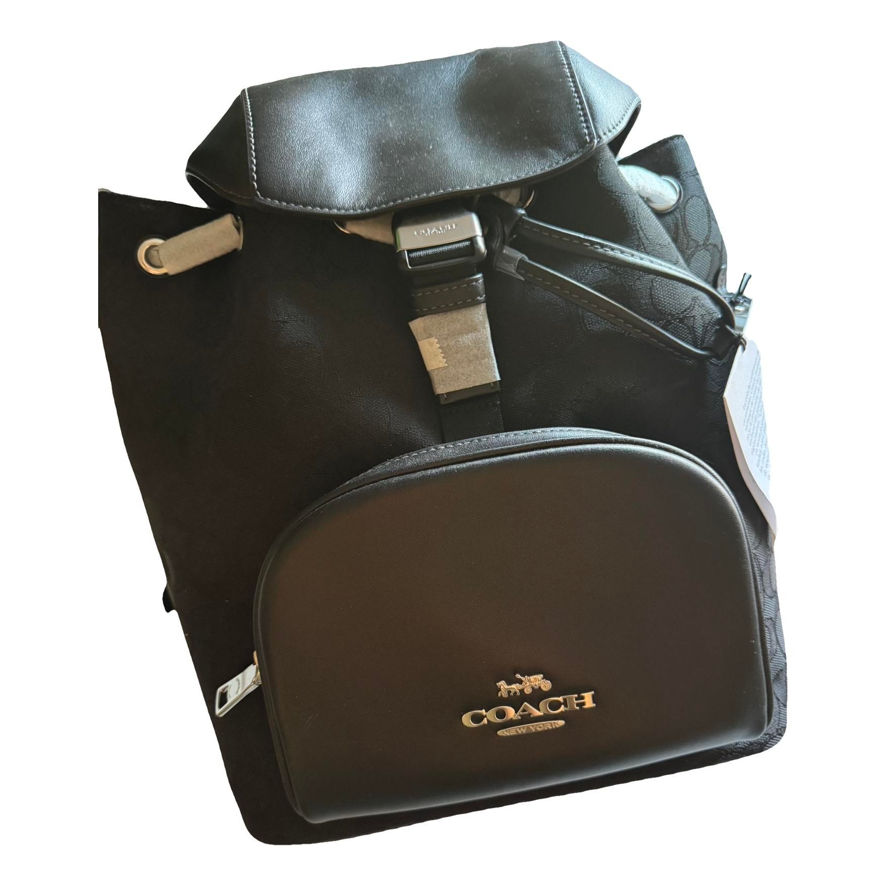 Leather backpack