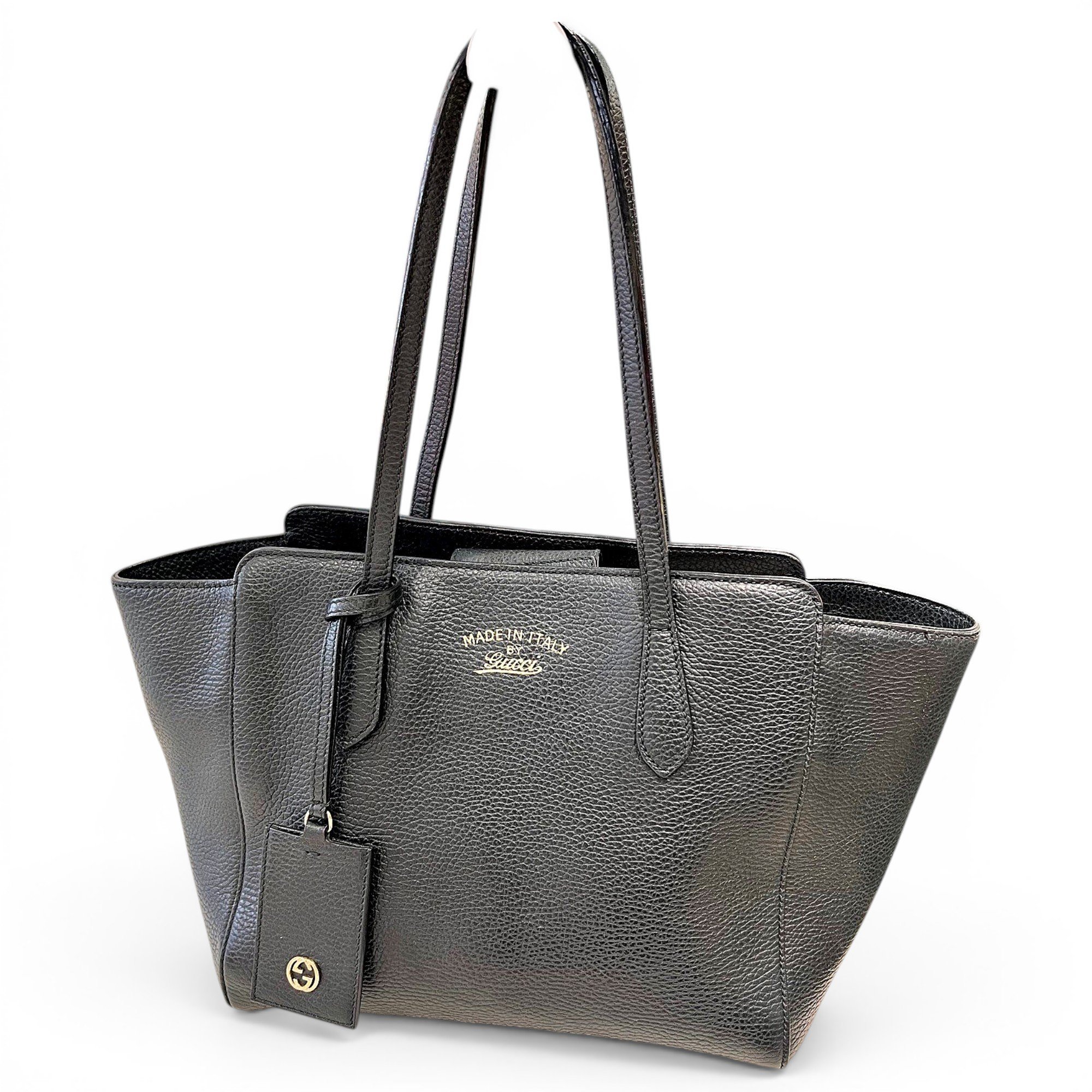 Swing leather handbag