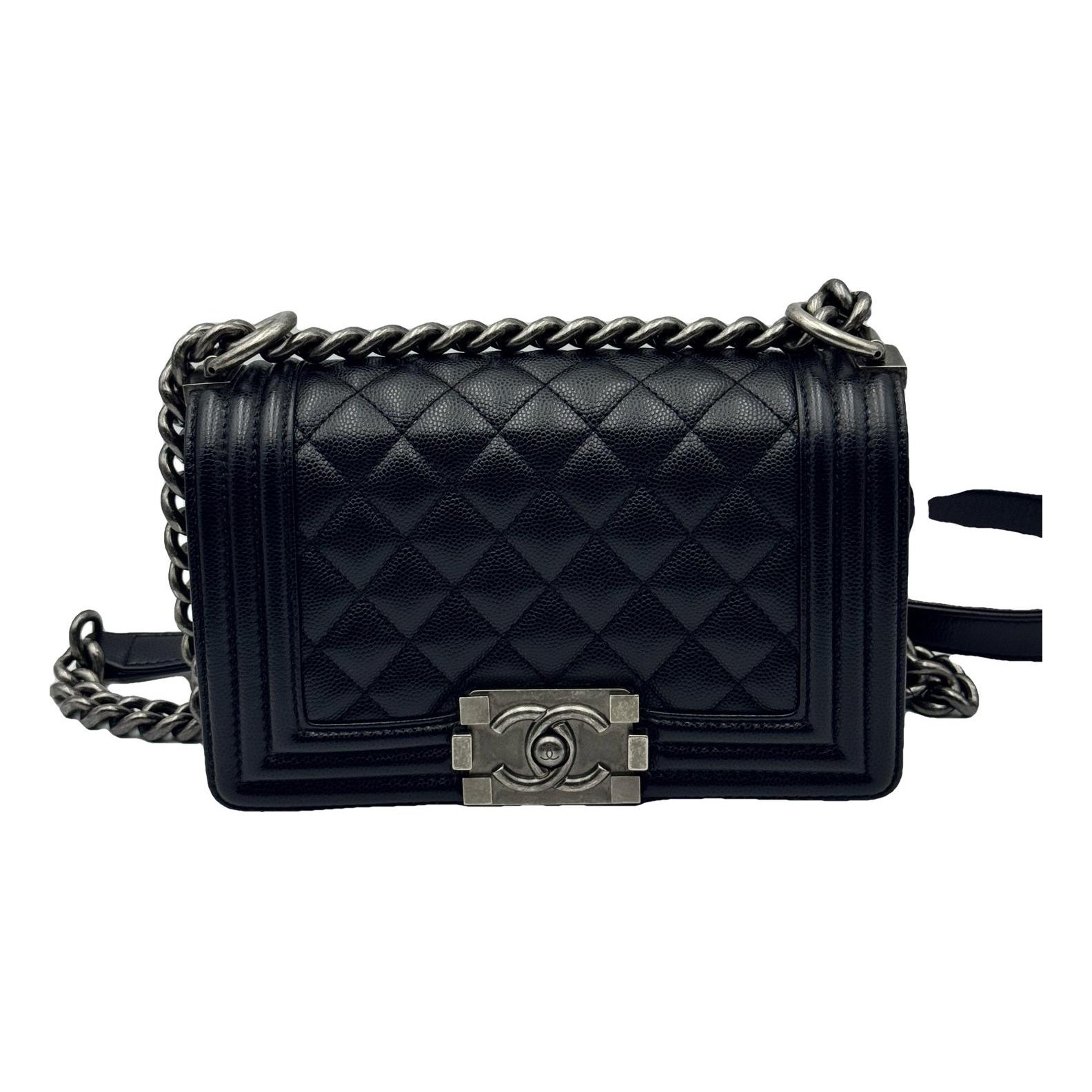Boy leather crossbody bag