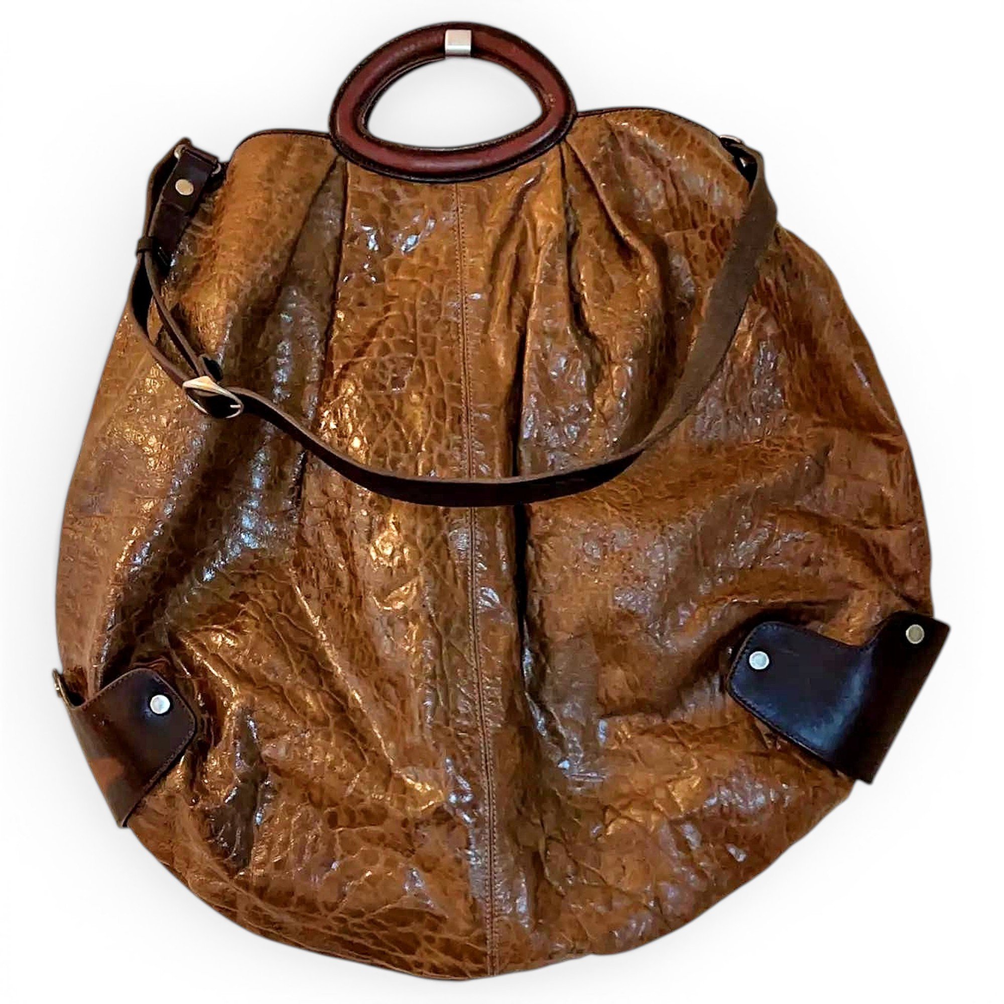 Leather handbag