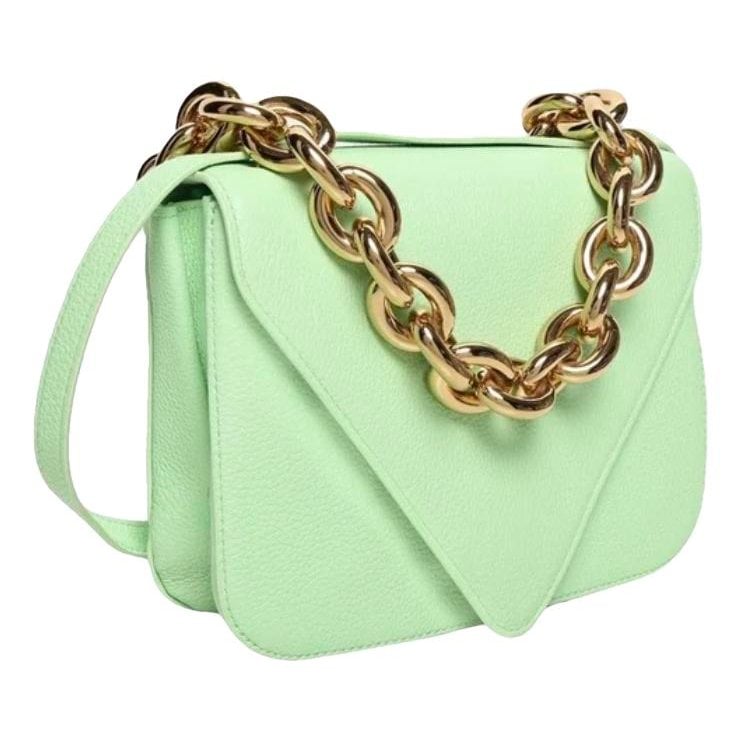 Mount leather crossbody bag