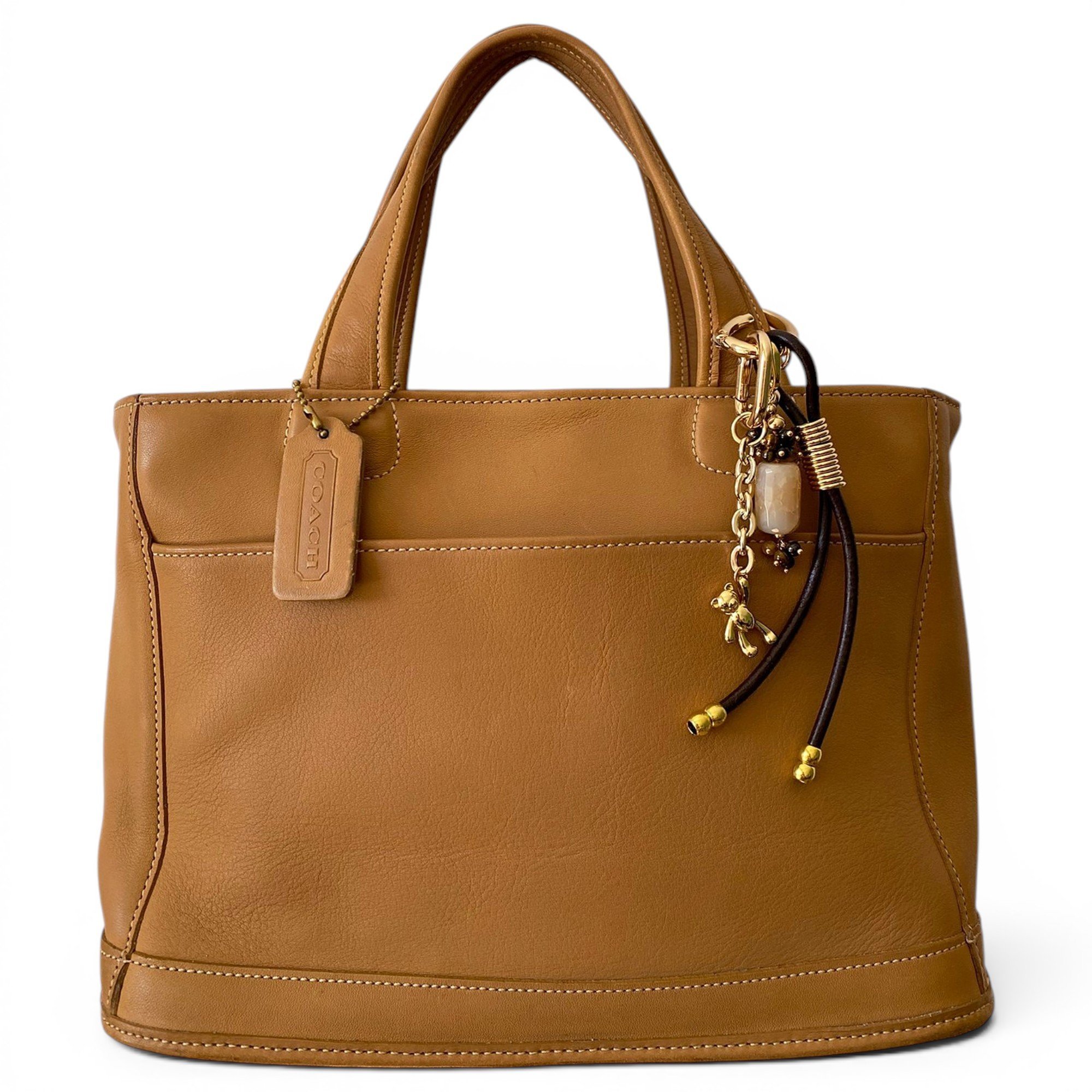 Leather tote