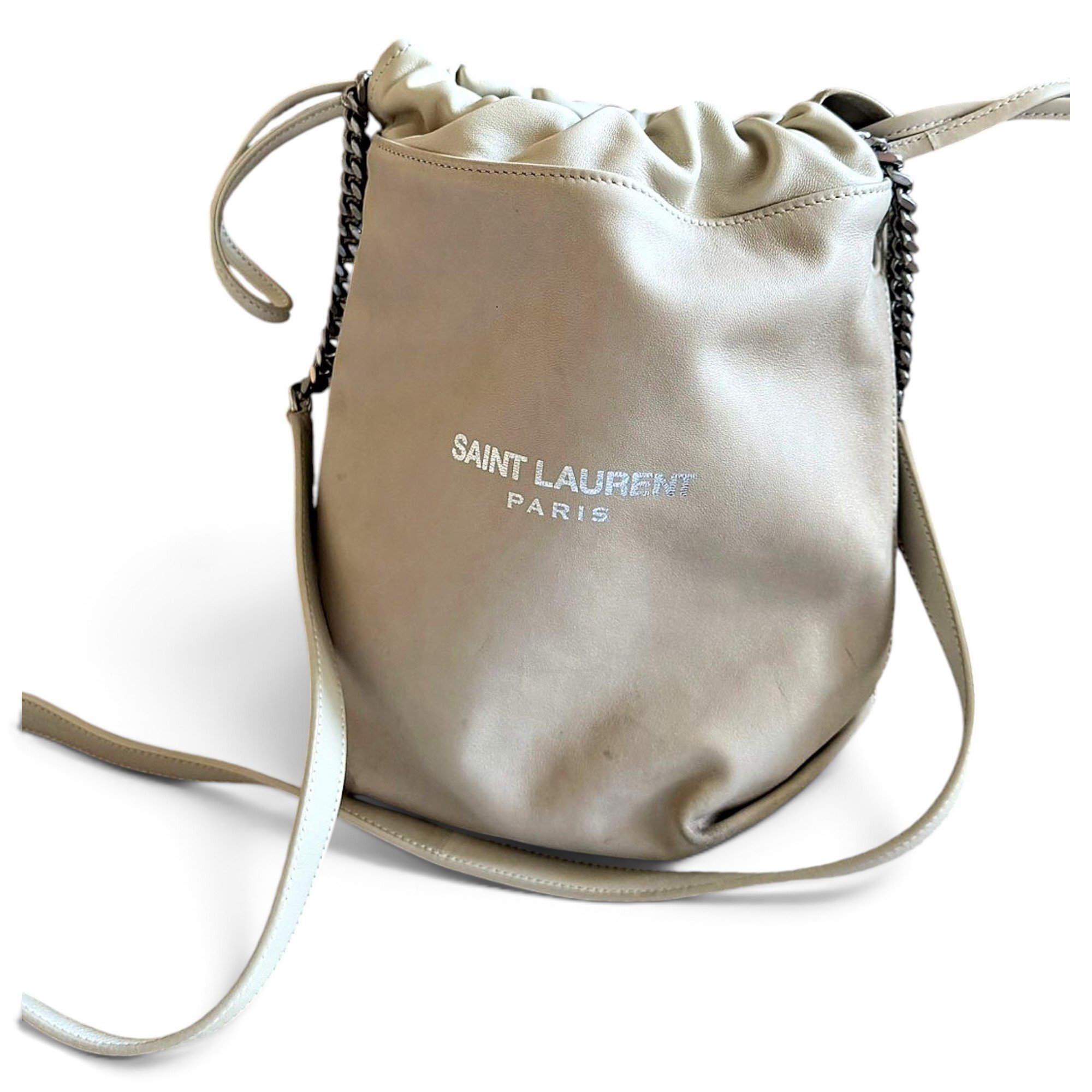 Teddy leather crossbody bag