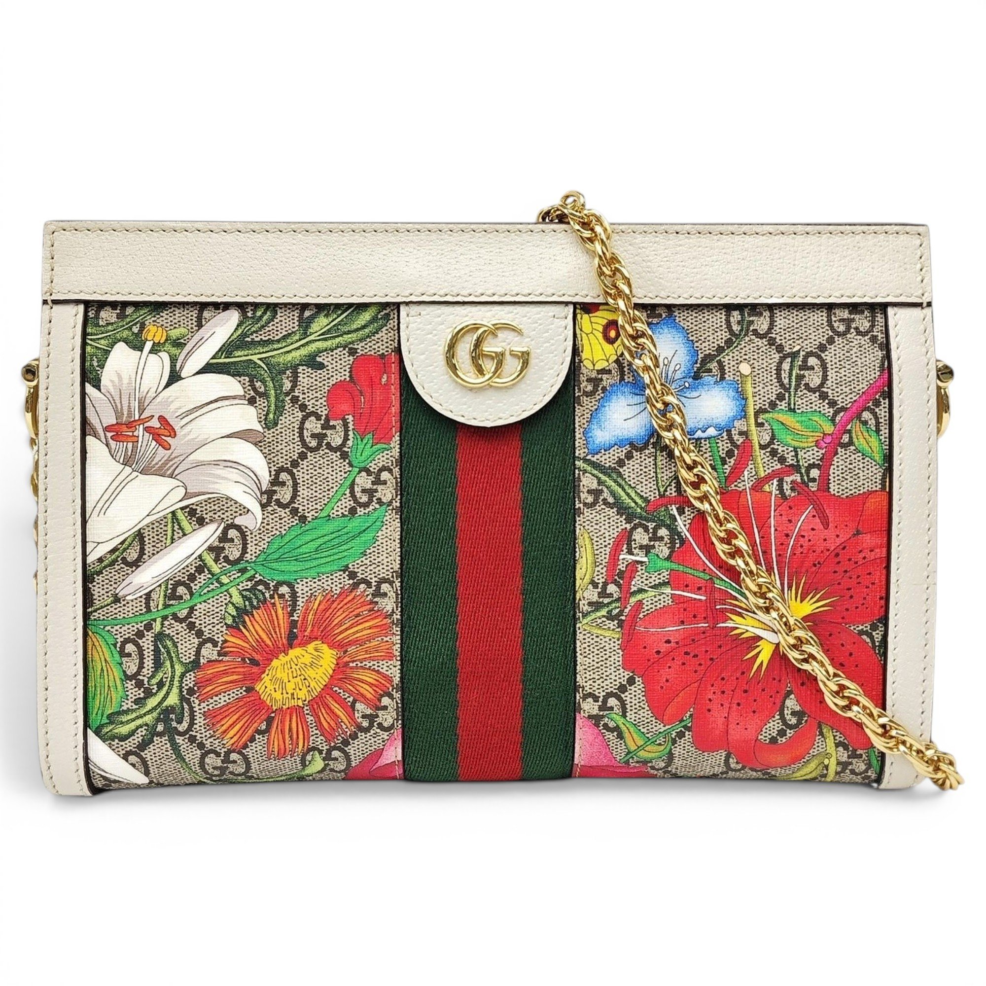 Ophidia leather handbag