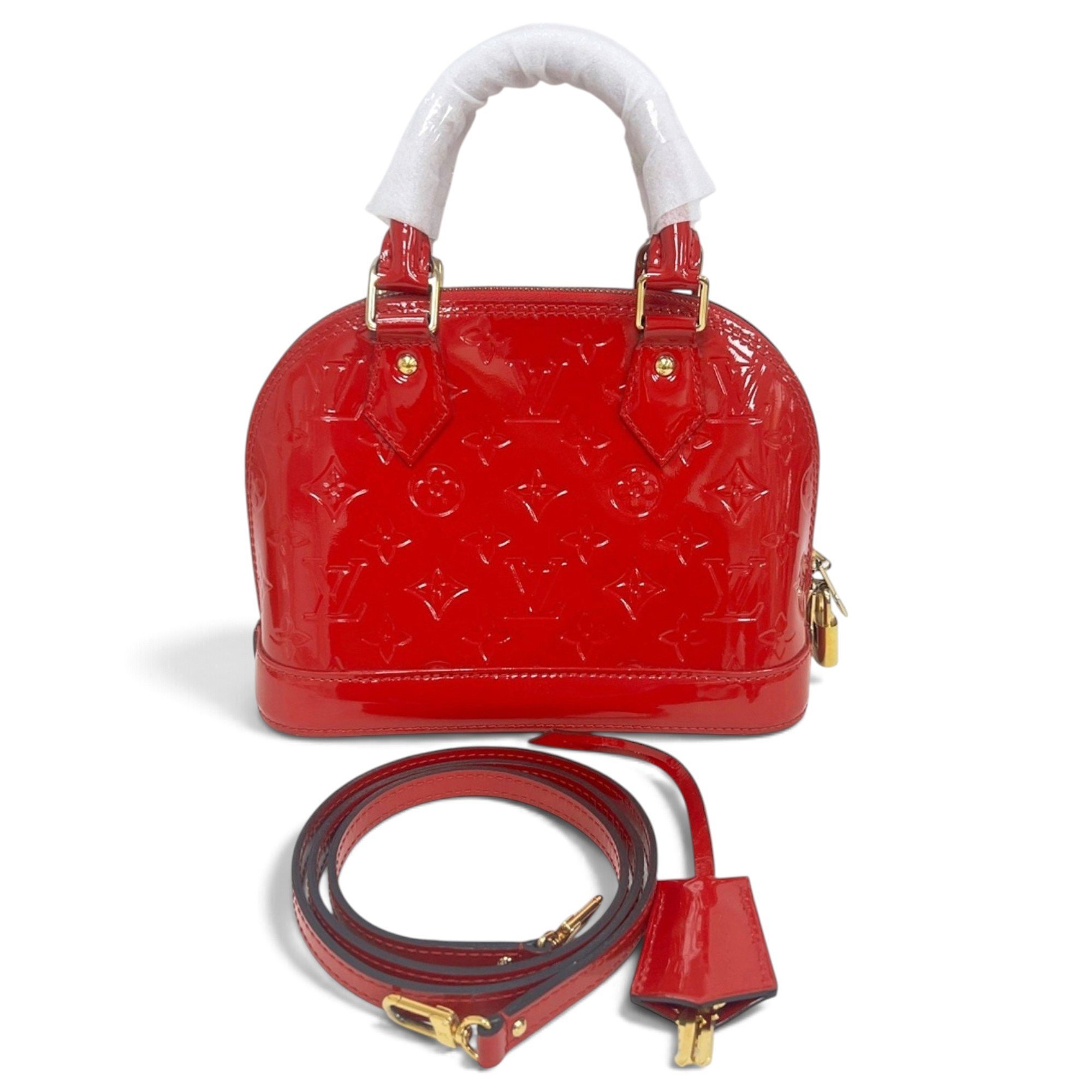 Louis Vuitton Alma BB leather handbag