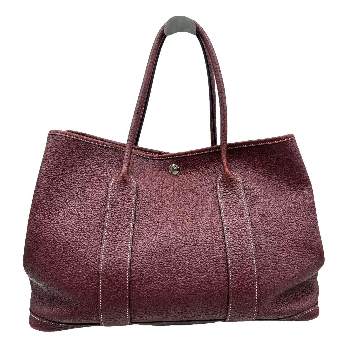 Garden Party leather handbag