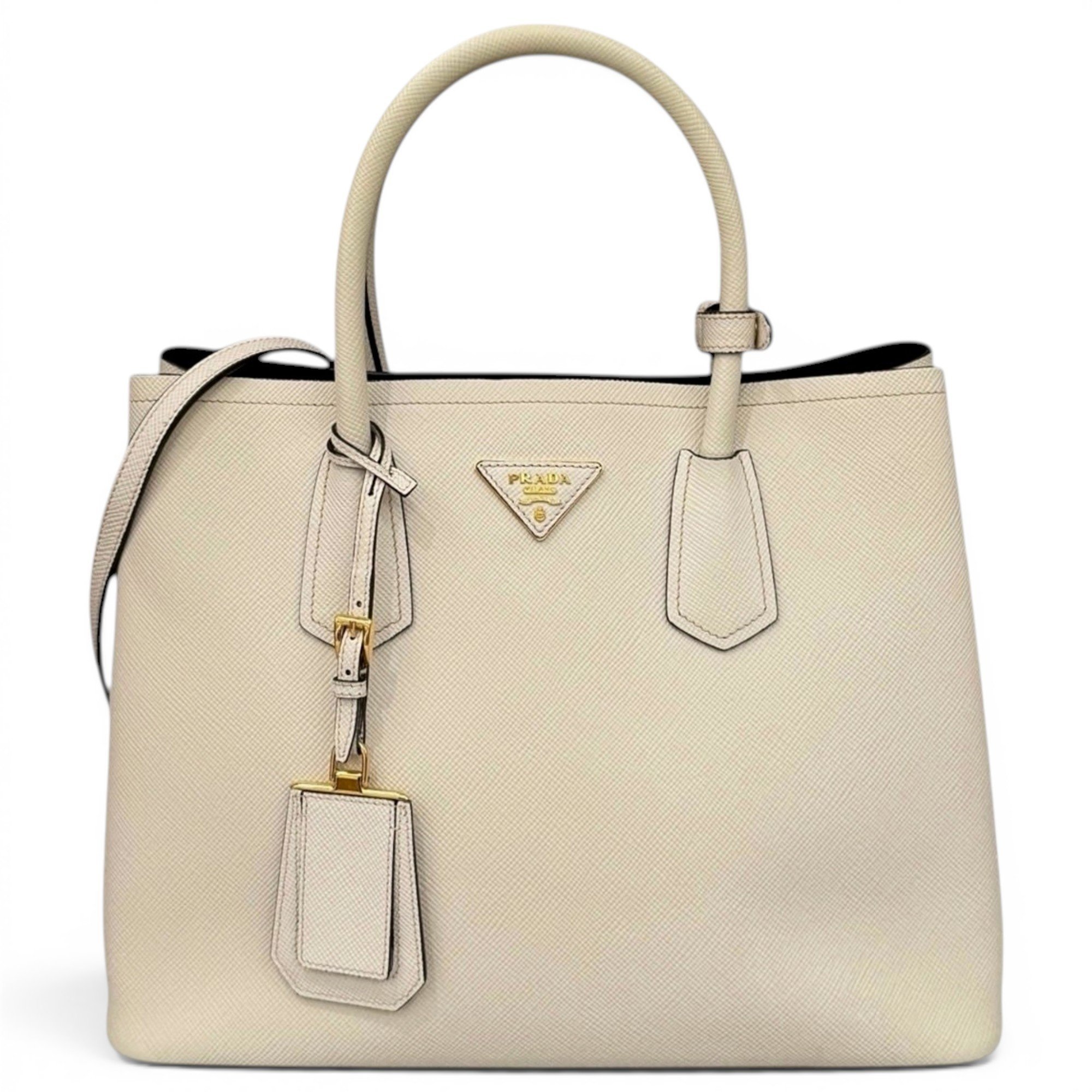 Double pony-style calfskin tote