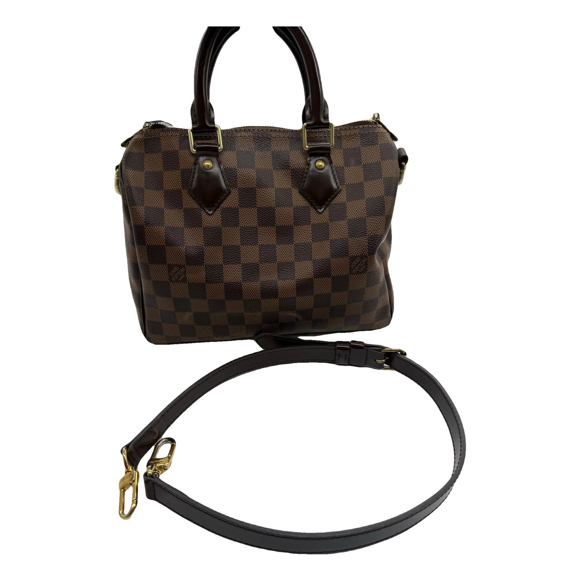 Speedy leather handbag