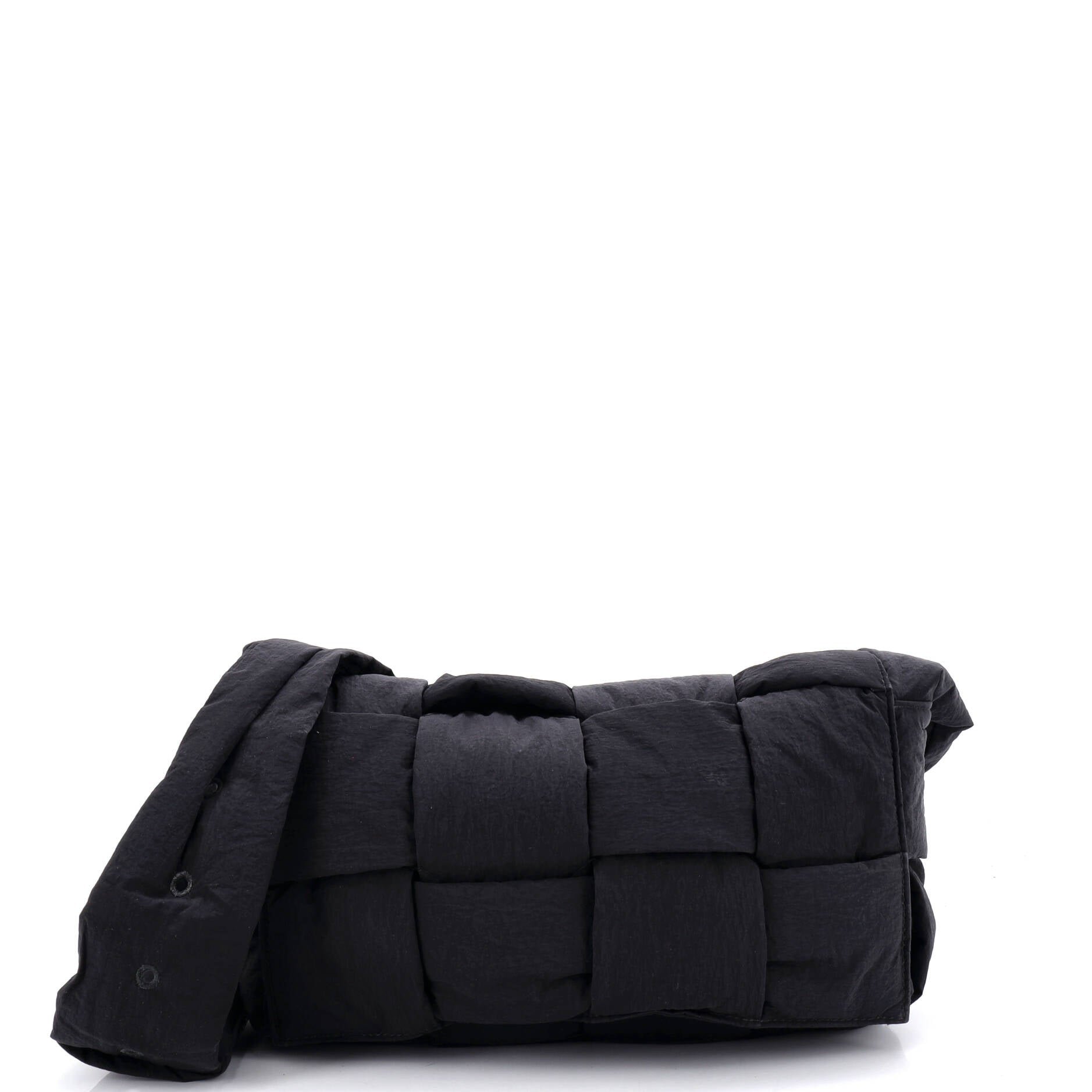 Padded Tech Cassette Crossbody Bag Intrecciato Nylon