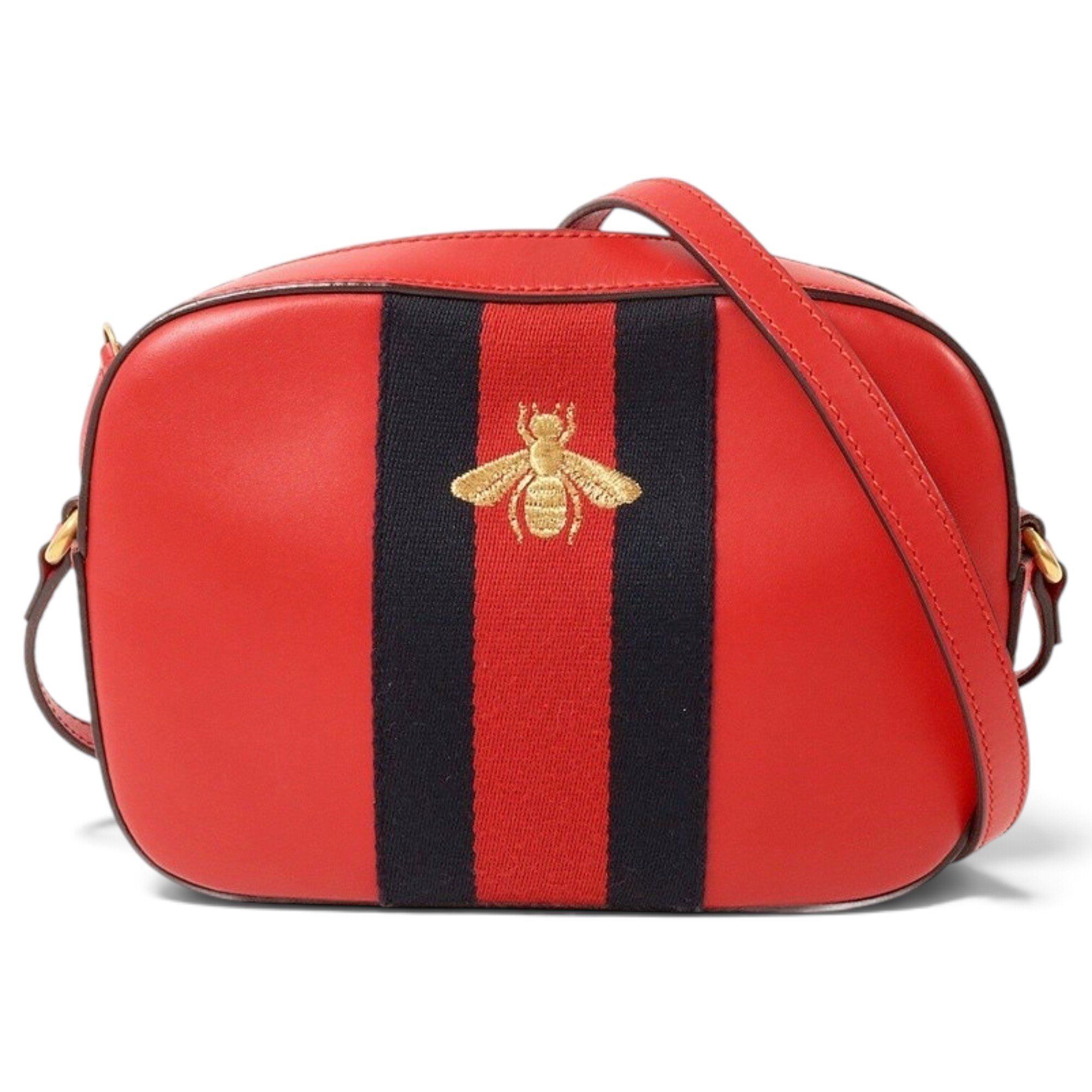 Ophidia leather crossbody bag
