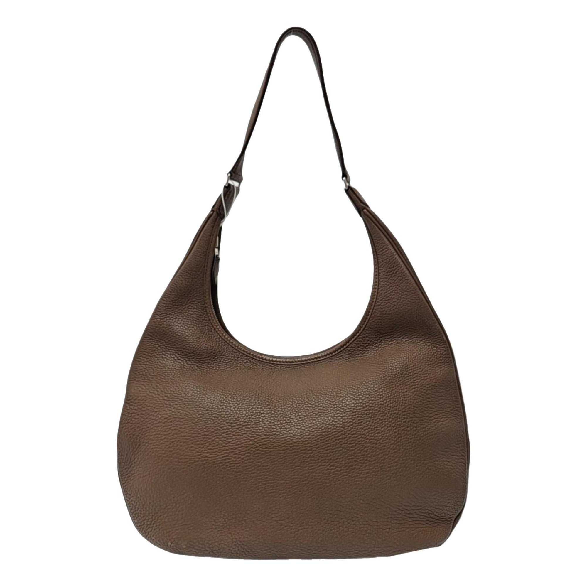 Hermes Gao Handbag Beige Clemence Leather