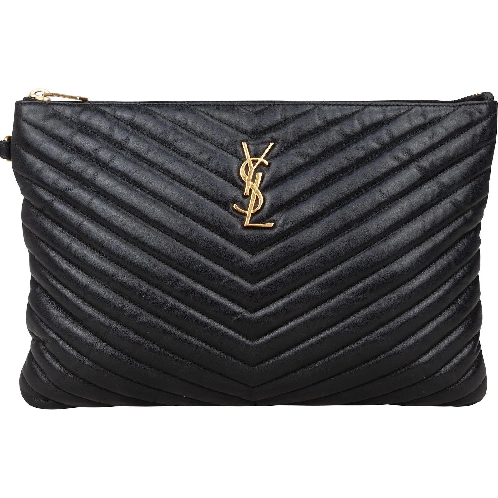 Cassandre leather clutch bag