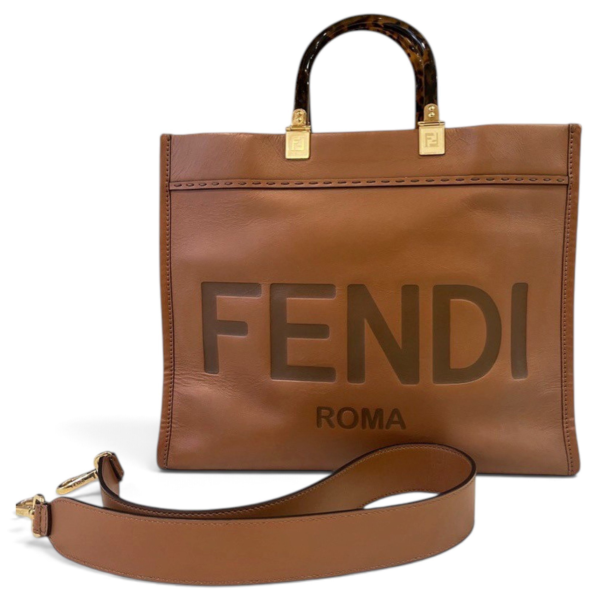 Sunshine leather tote