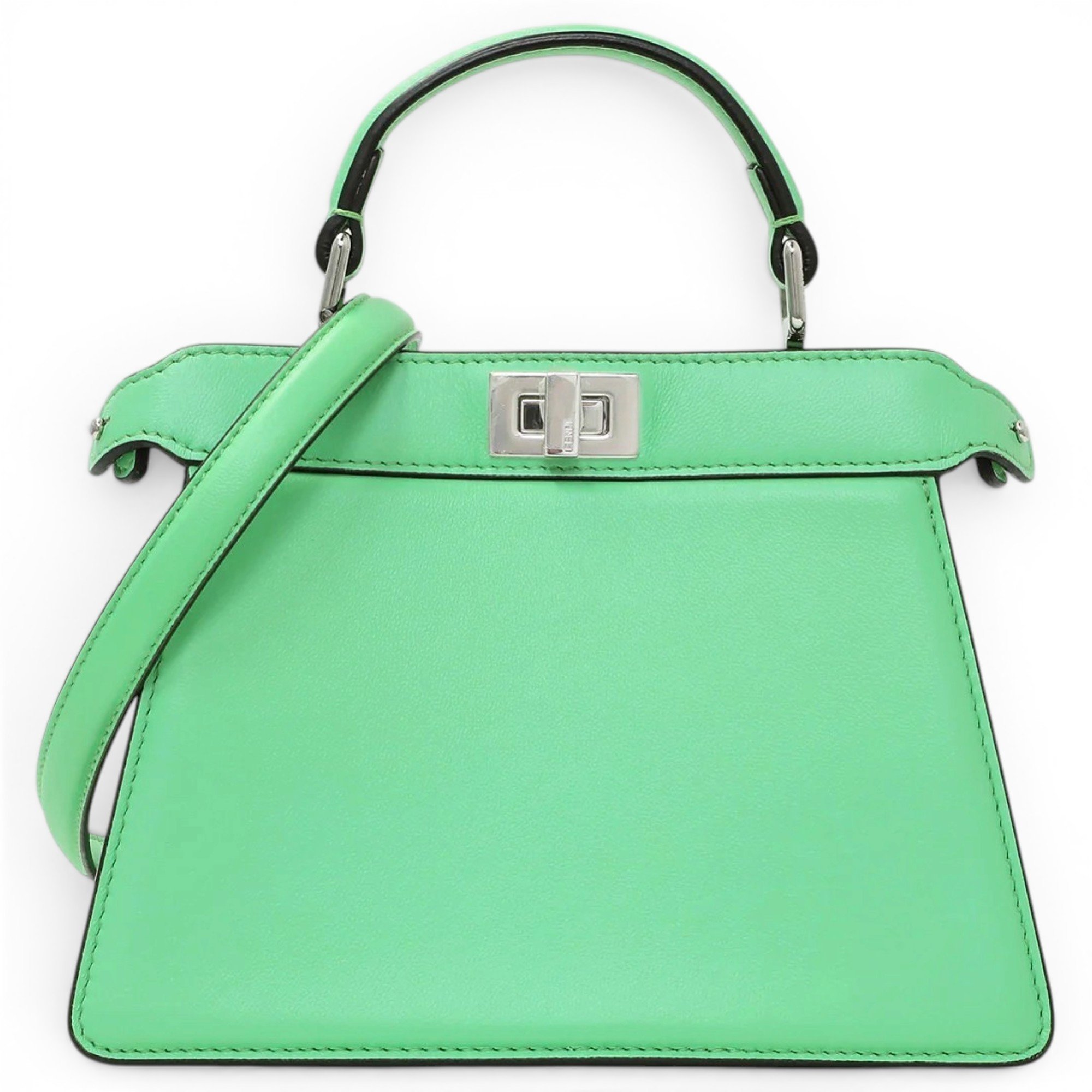 Peekaboo leather handbag